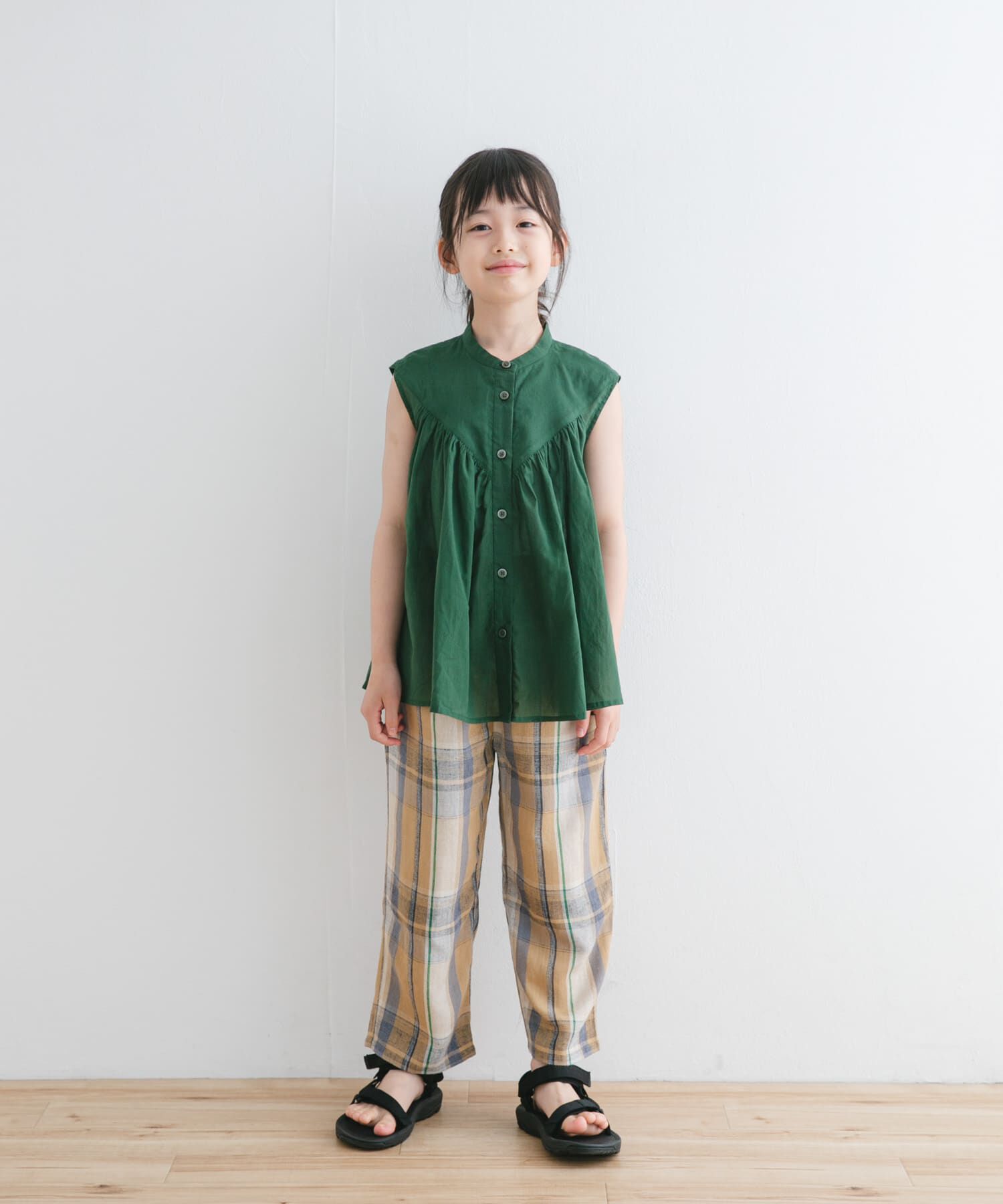 URBAN RESEARCH DOORS「『親子リンク』コットンボイルV切替ブラウス(KIDS)」|その他|