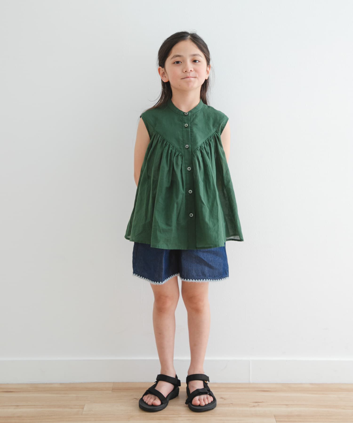 URBAN RESEARCH DOORS「『親子リンク』コットンボイルV切替ブラウス(KIDS)」|その他|