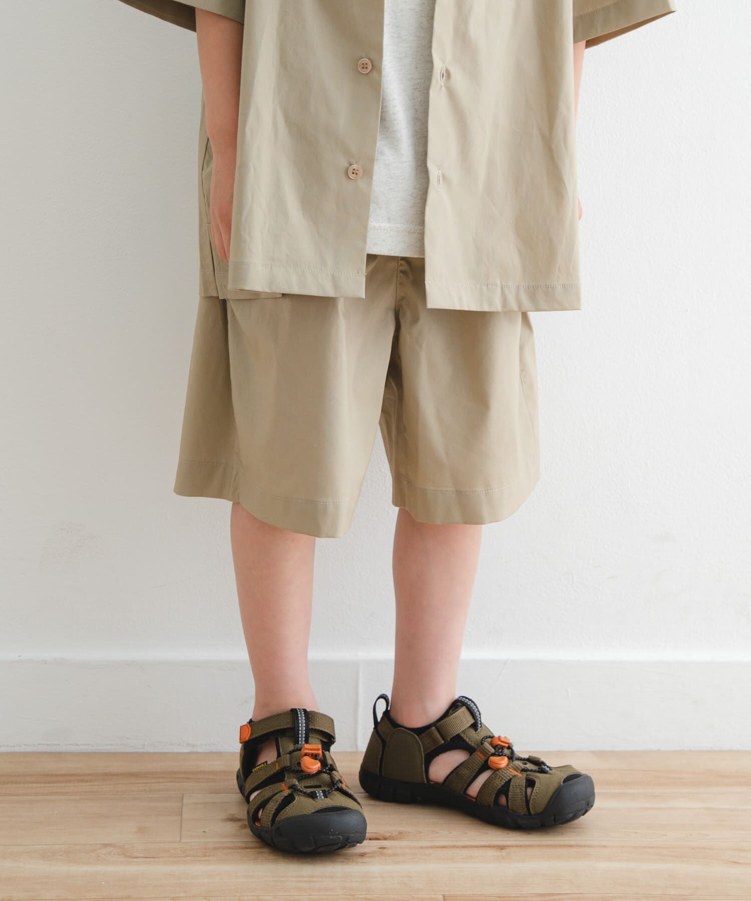 URBAN RESEARCH DOORS「『セットアップ対応』『UVカット』イージーショートパンツ(KIDS)」|その他|ベージュ