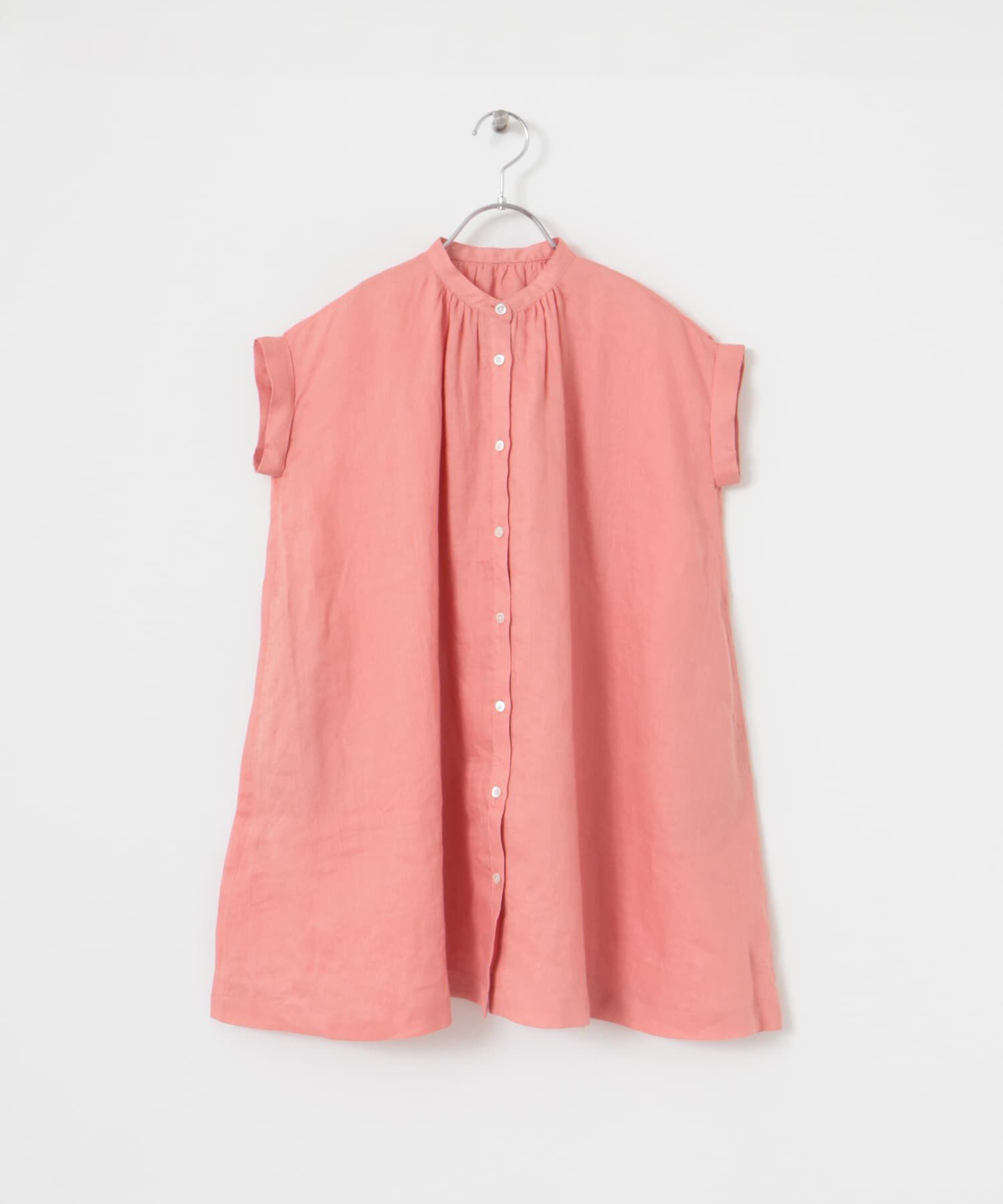 URBAN RESEARCH DOORS「『親子リンク』リネンギャザーワンピース(KIDS)」|ワンピース|