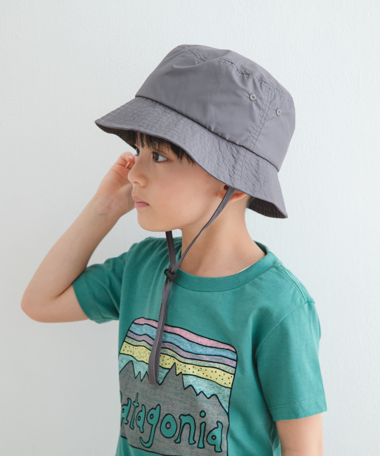 URBAN RESEARCH DOORS「『親子リンク』撥水タフタバケットハット(KIDS)」|その他|