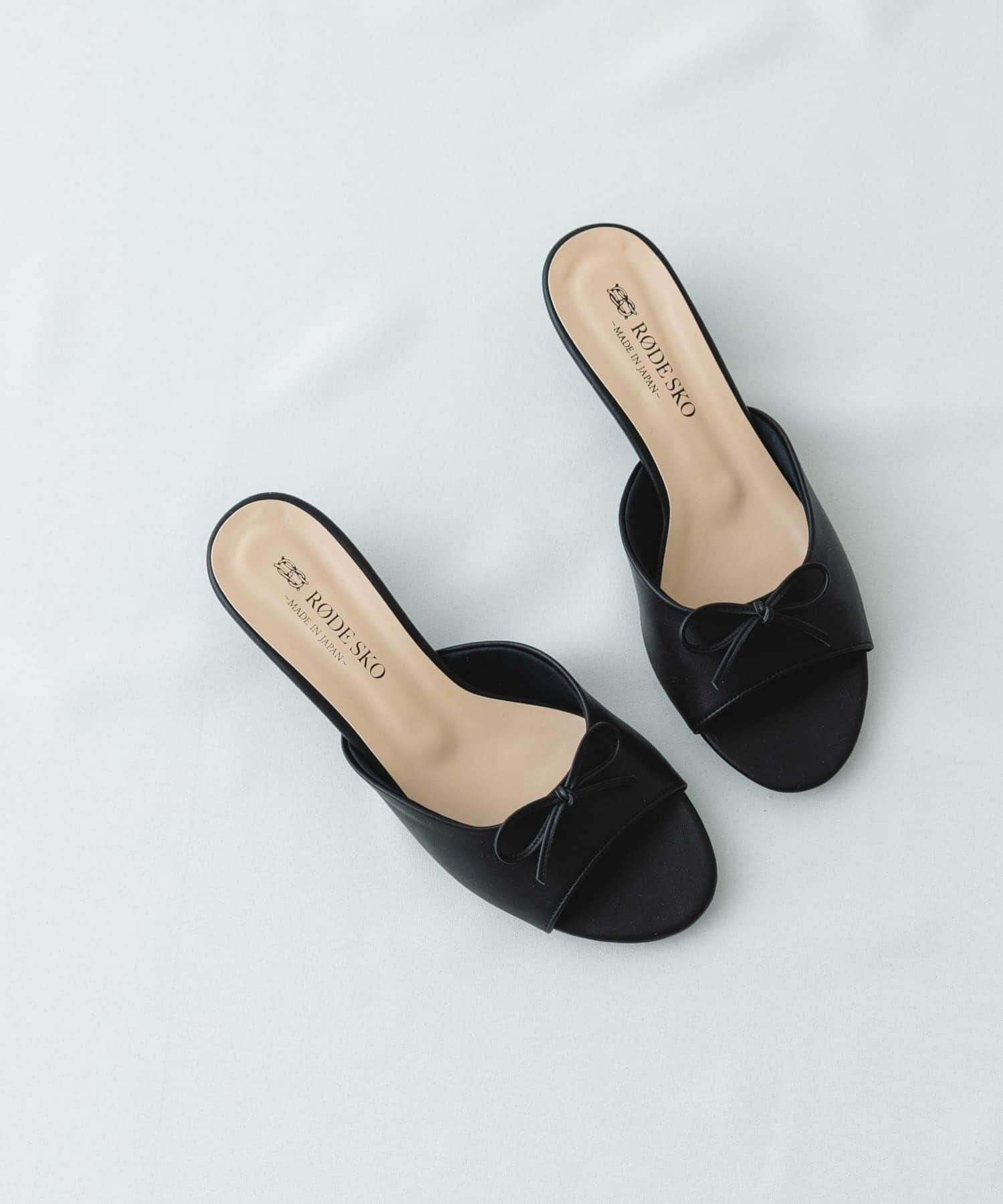 RODE SKO「『MADE IN JAPAN』リボンミュール」|サンダル|