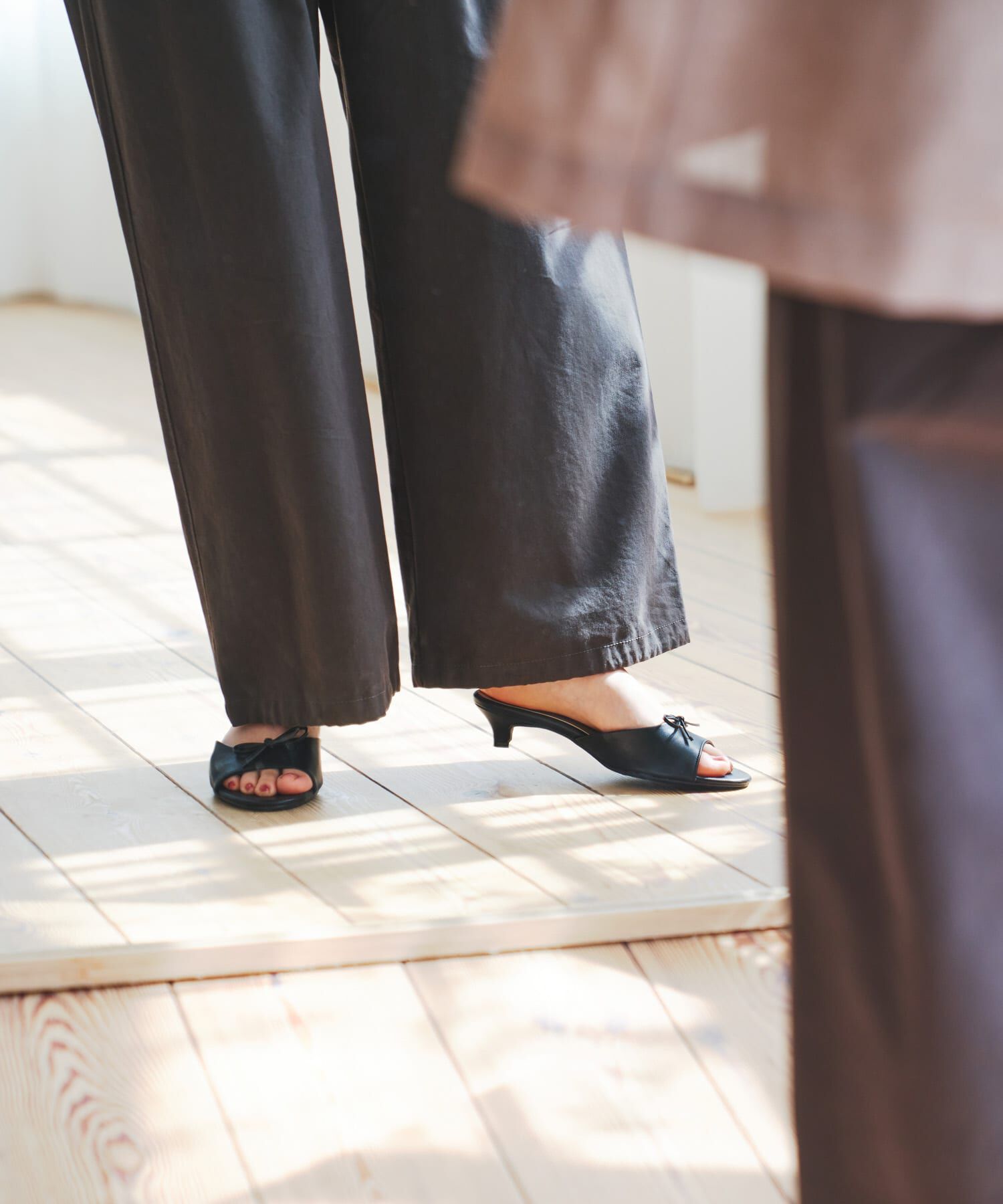 RODE SKO「『MADE IN JAPAN』リボンミュール」|サンダル|