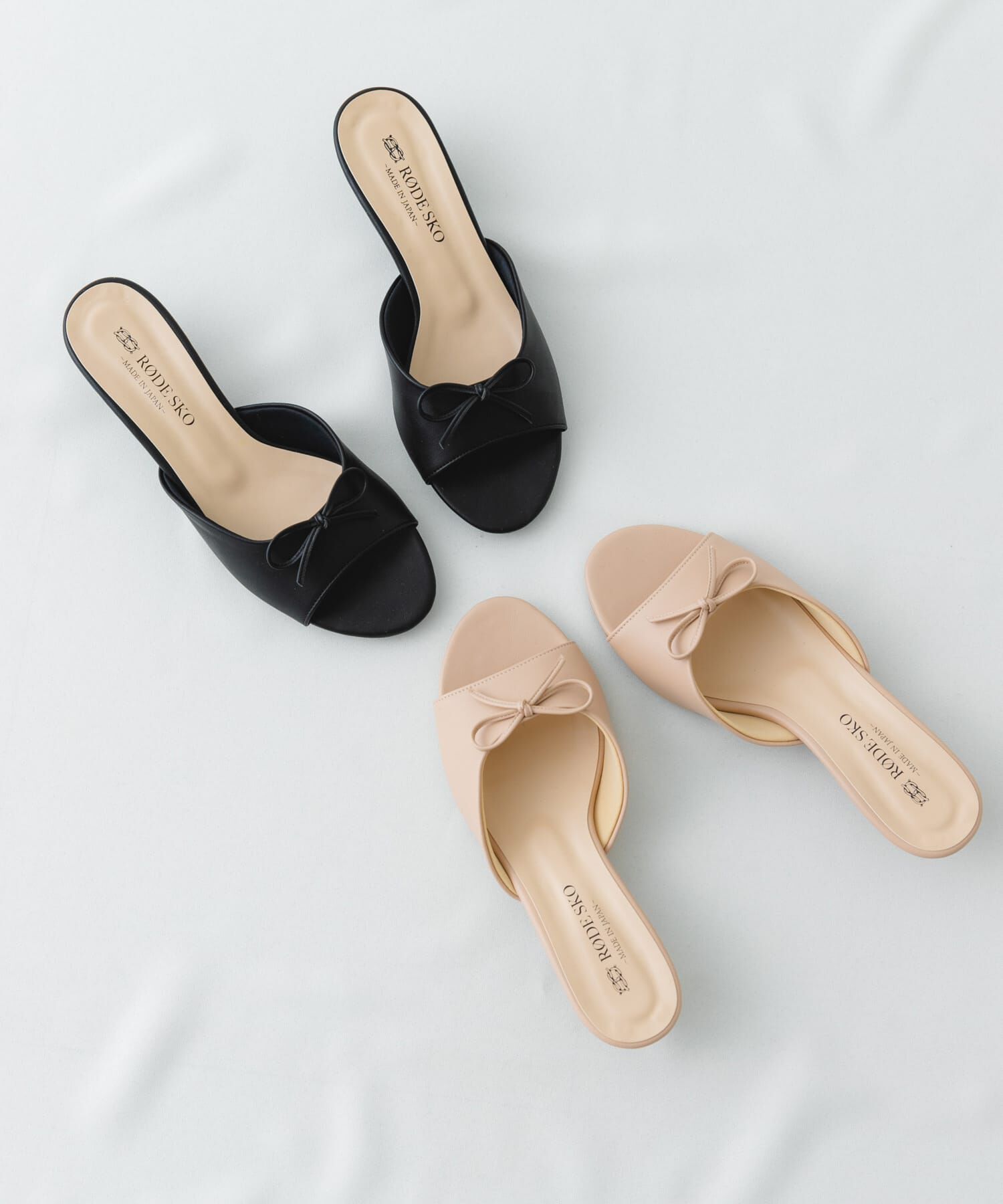 RODE SKO「『MADE IN JAPAN』リボンミュール」|サンダル|