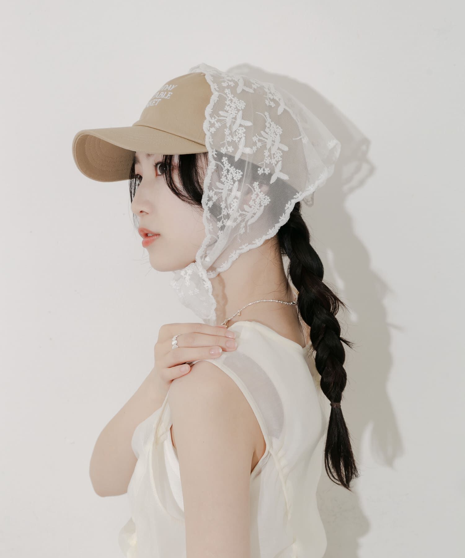 SMELLY「レーススカーフ」|バンダナ・スカーフ|