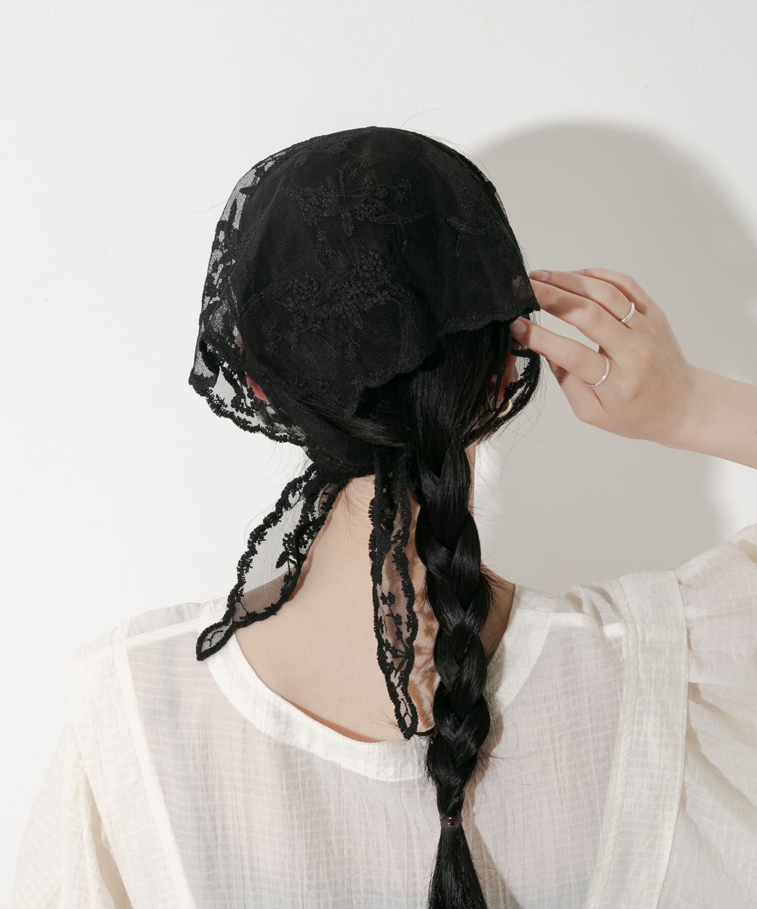 SMELLY「レーススカーフ」|バンダナ・スカーフ|