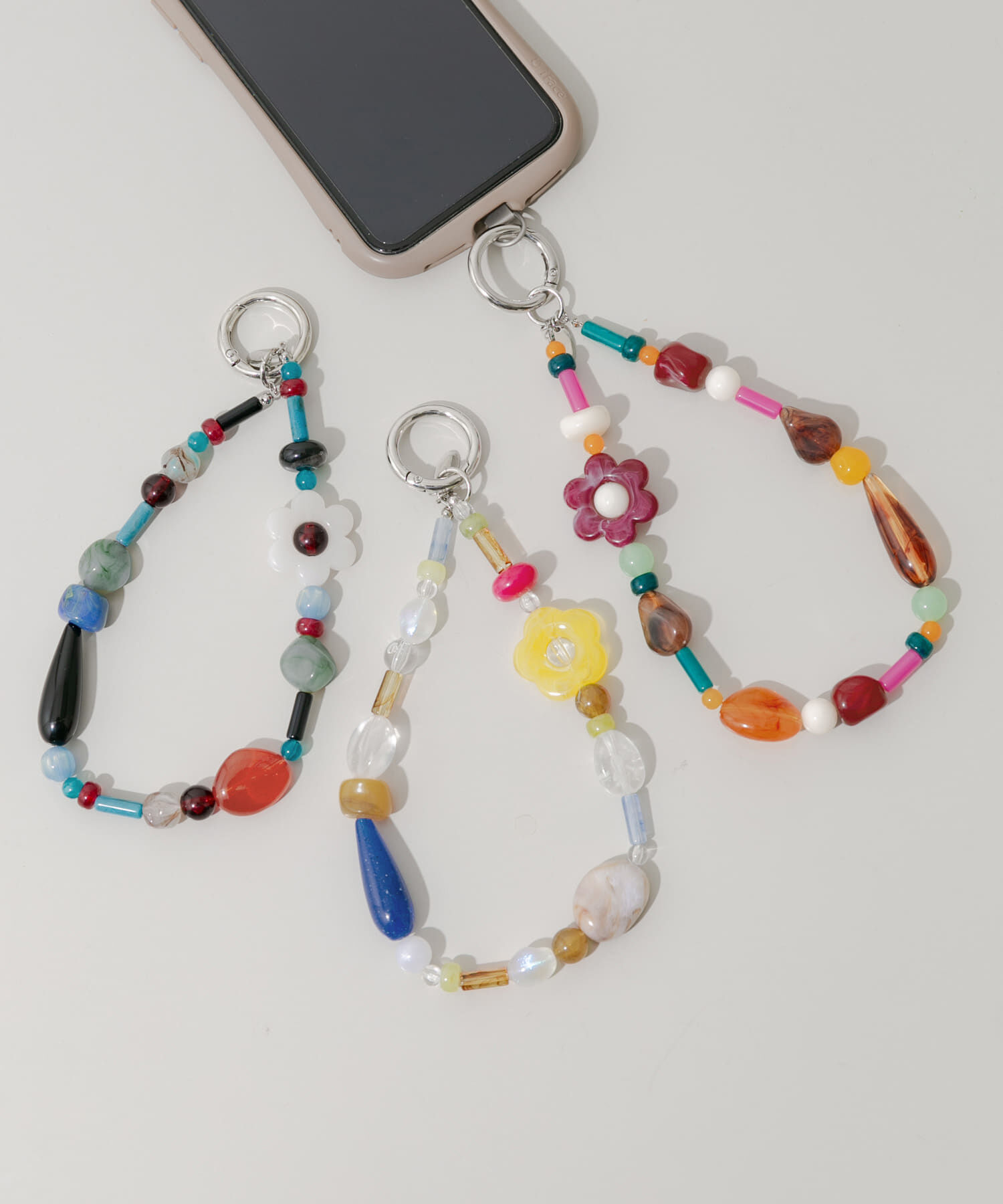 SMELLY「カラフルモチーフループキーチェーン」|チャーム・キーホルダー|