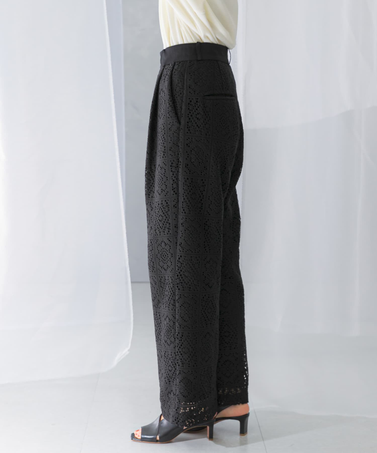 URBAN RESEARCH ROSSO「レースワイドパンツ」|その他|