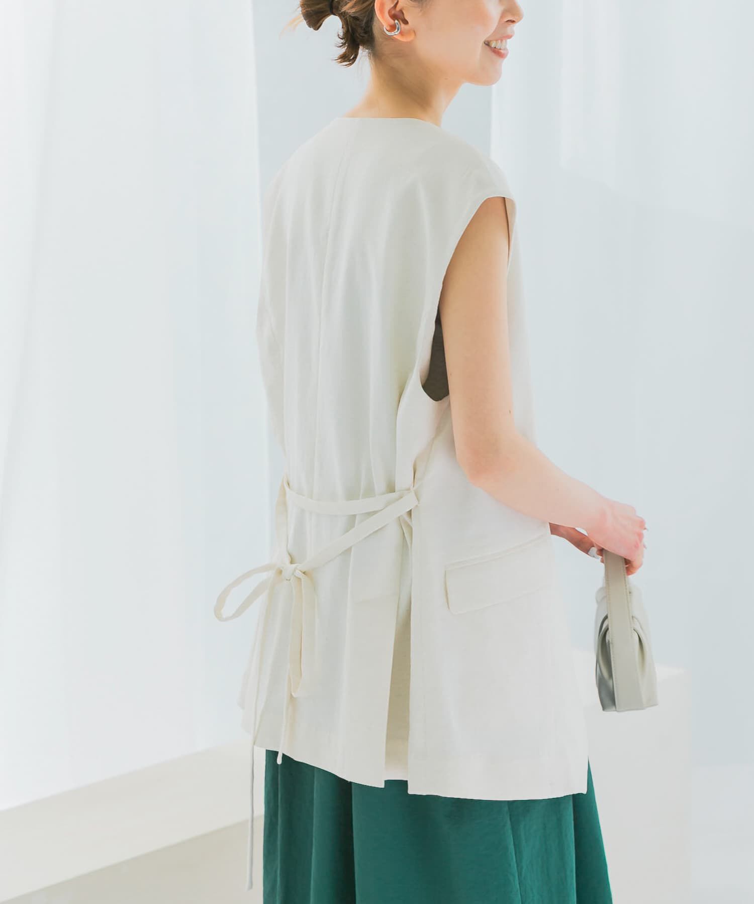 URBAN RESEARCH ROSSO「接触冷感リネン混ジレ」|ベスト・ジレ|