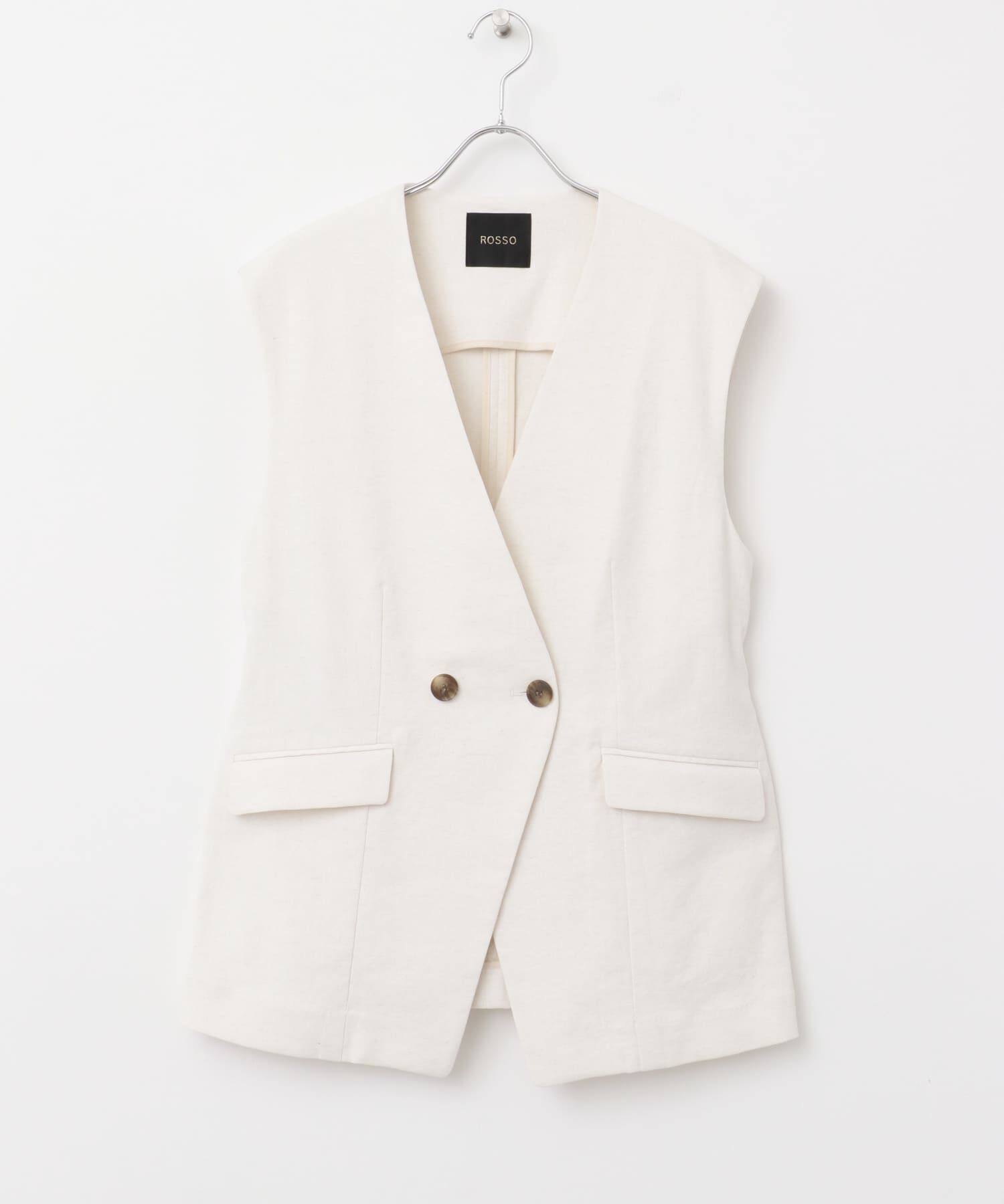 URBAN RESEARCH ROSSO「接触冷感リネン混ジレ」|ベスト・ジレ|