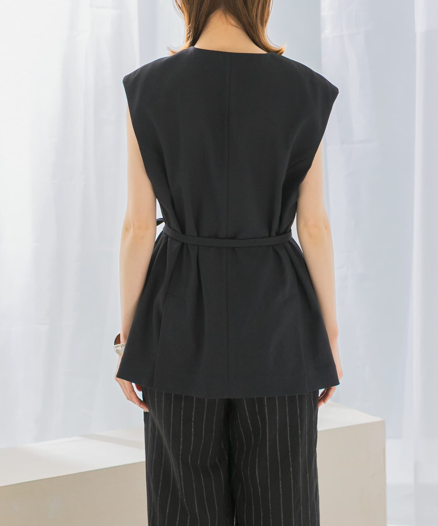 URBAN RESEARCH ROSSO「接触冷感リネン混ジレ」|ベスト・ジレ|