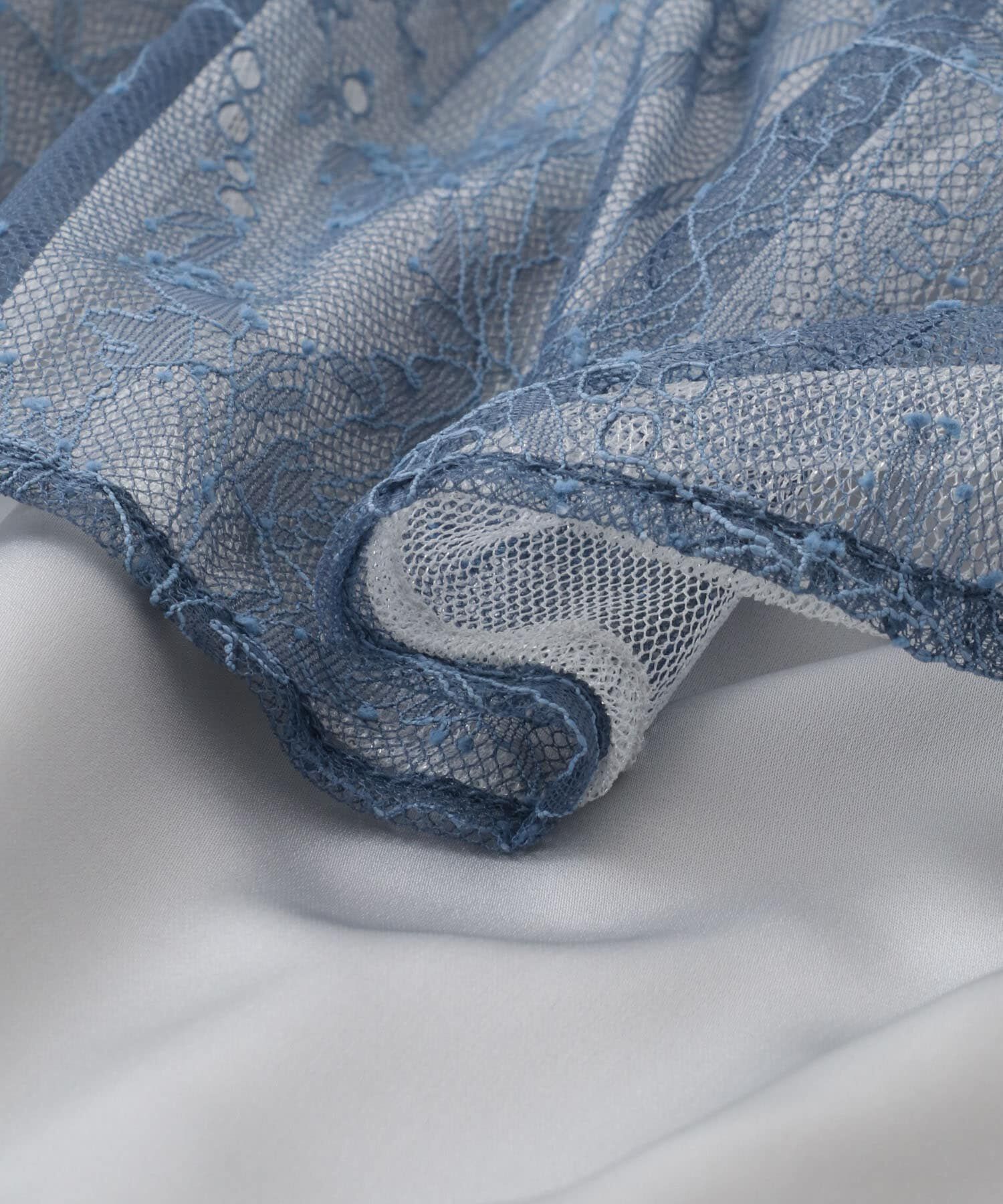 URBAN RESEARCH ROSSO「kaene　レースフリルドッキングドレス」|ワンピース|