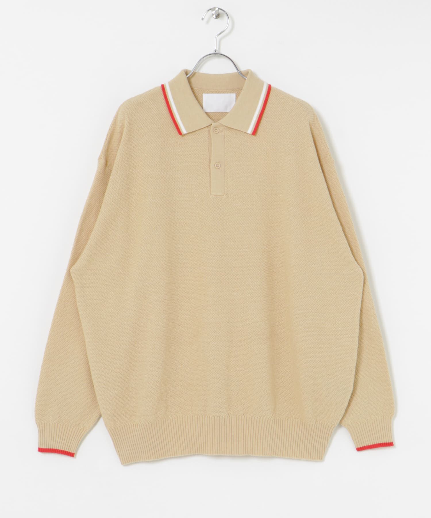 URBAN RESEARCH「URBAN RESEARCH iD　カノコオーバーニットポロ ロングスリーブ」|ポロシャツ|