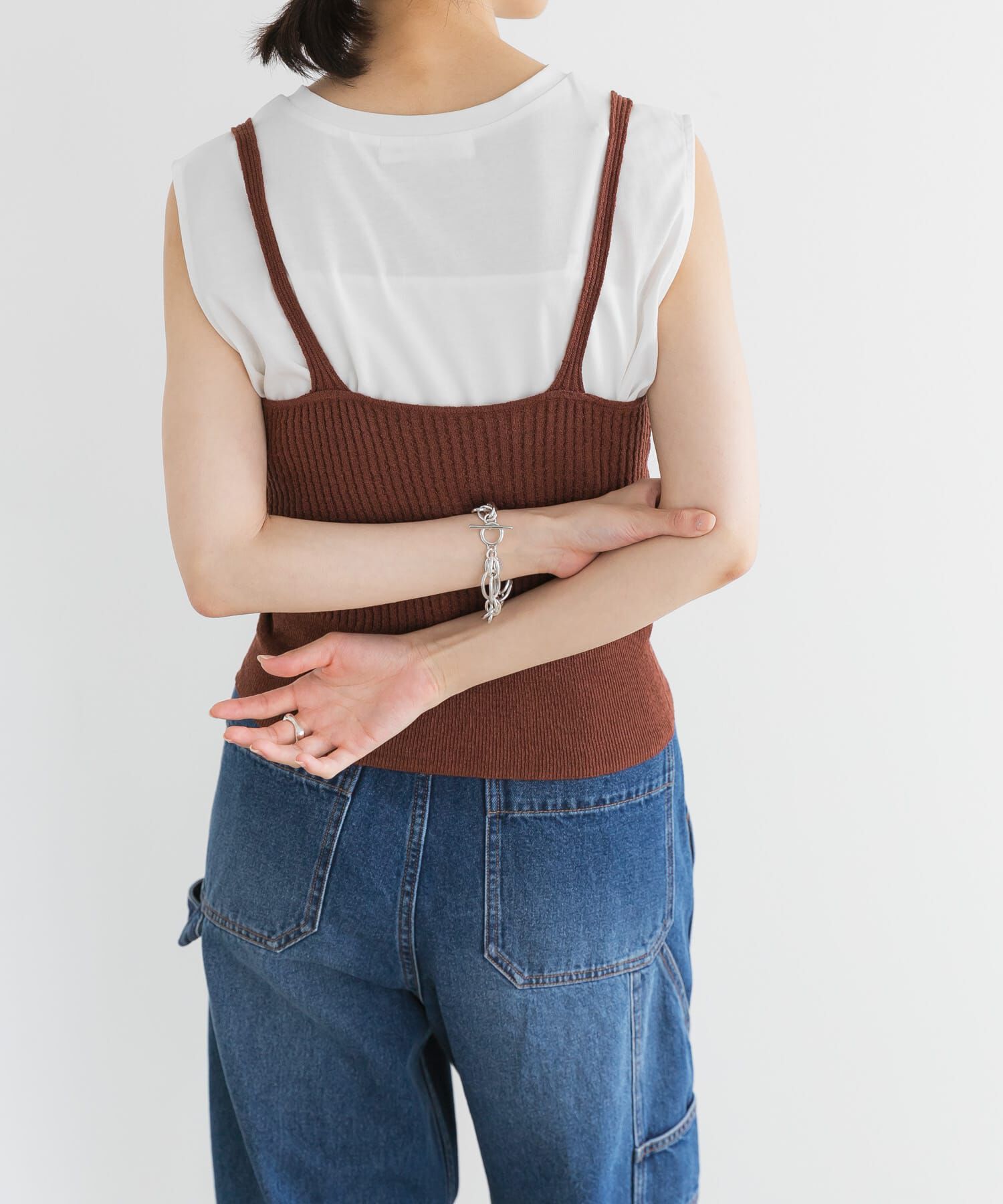 URBAN RESEARCH「ニットキャミソール」|キャミソール|