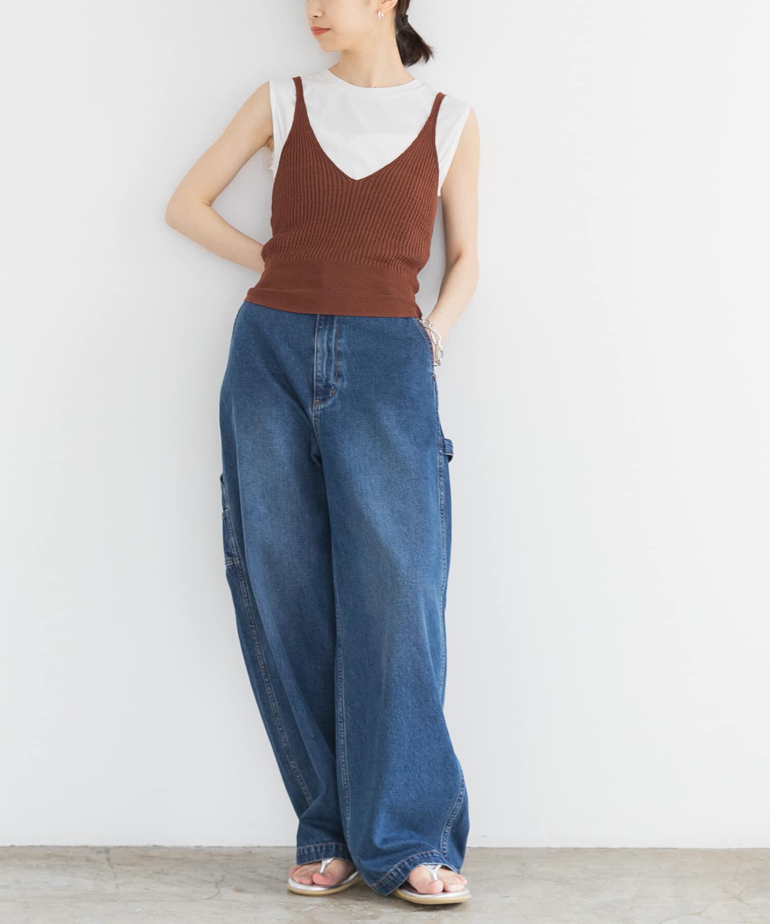 URBAN RESEARCH「ニットキャミソール」|キャミソール|