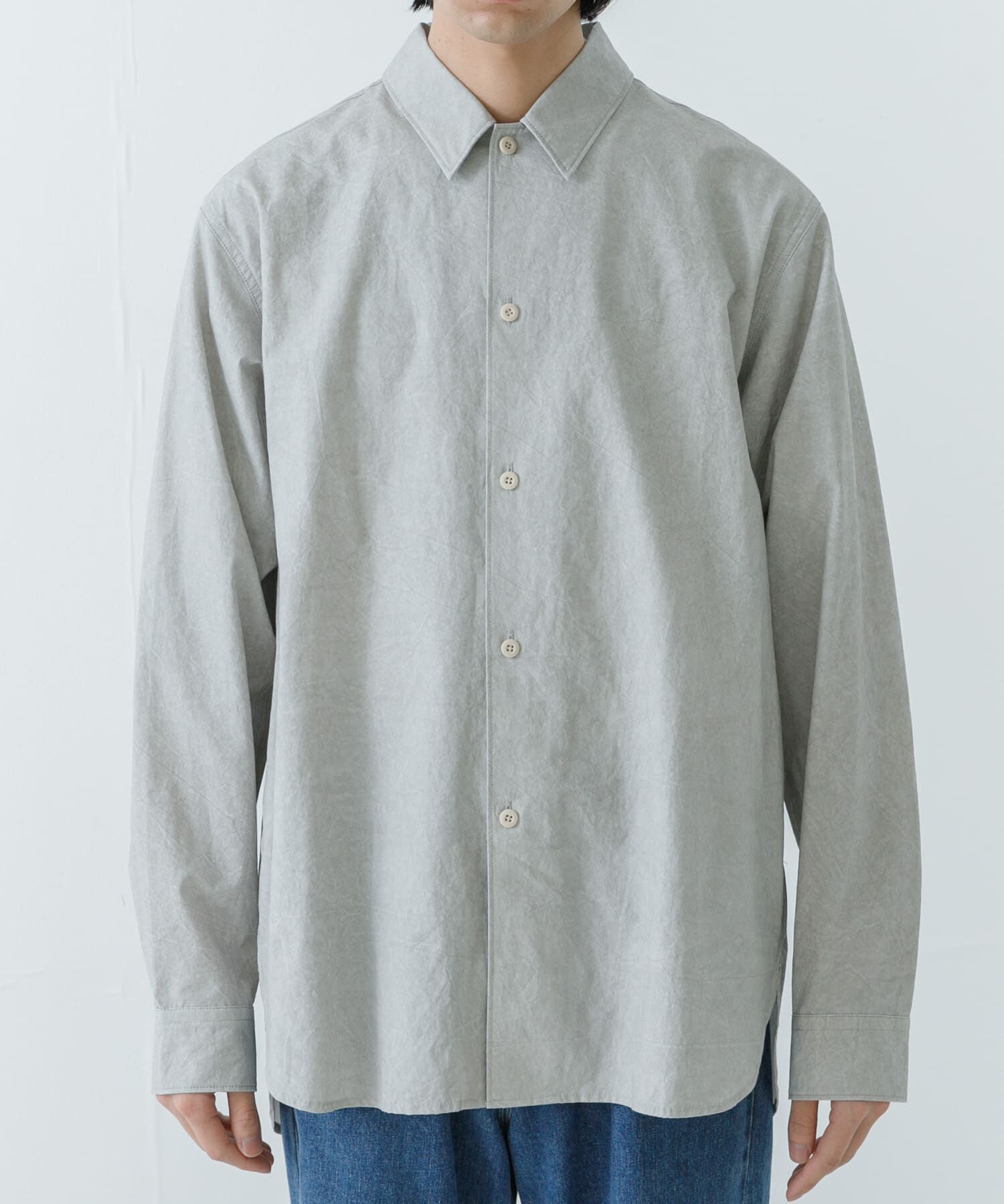 URBAN RESEARCH「『セットアップ対応』MADARA MIST COTTON SHIRTS」|シャツ・ブラウス|