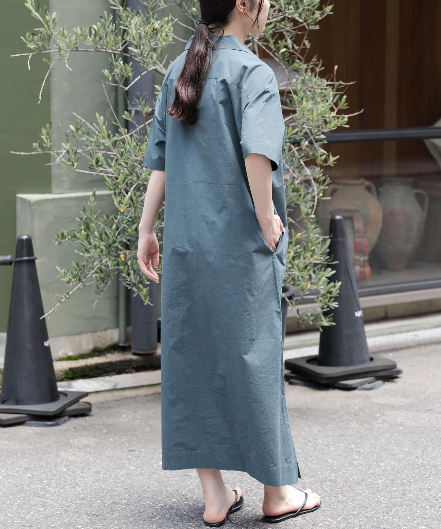 URBAN RESEARCH DOORS「FORK&SPOON　スキッパーワンピース」|ワンピース|