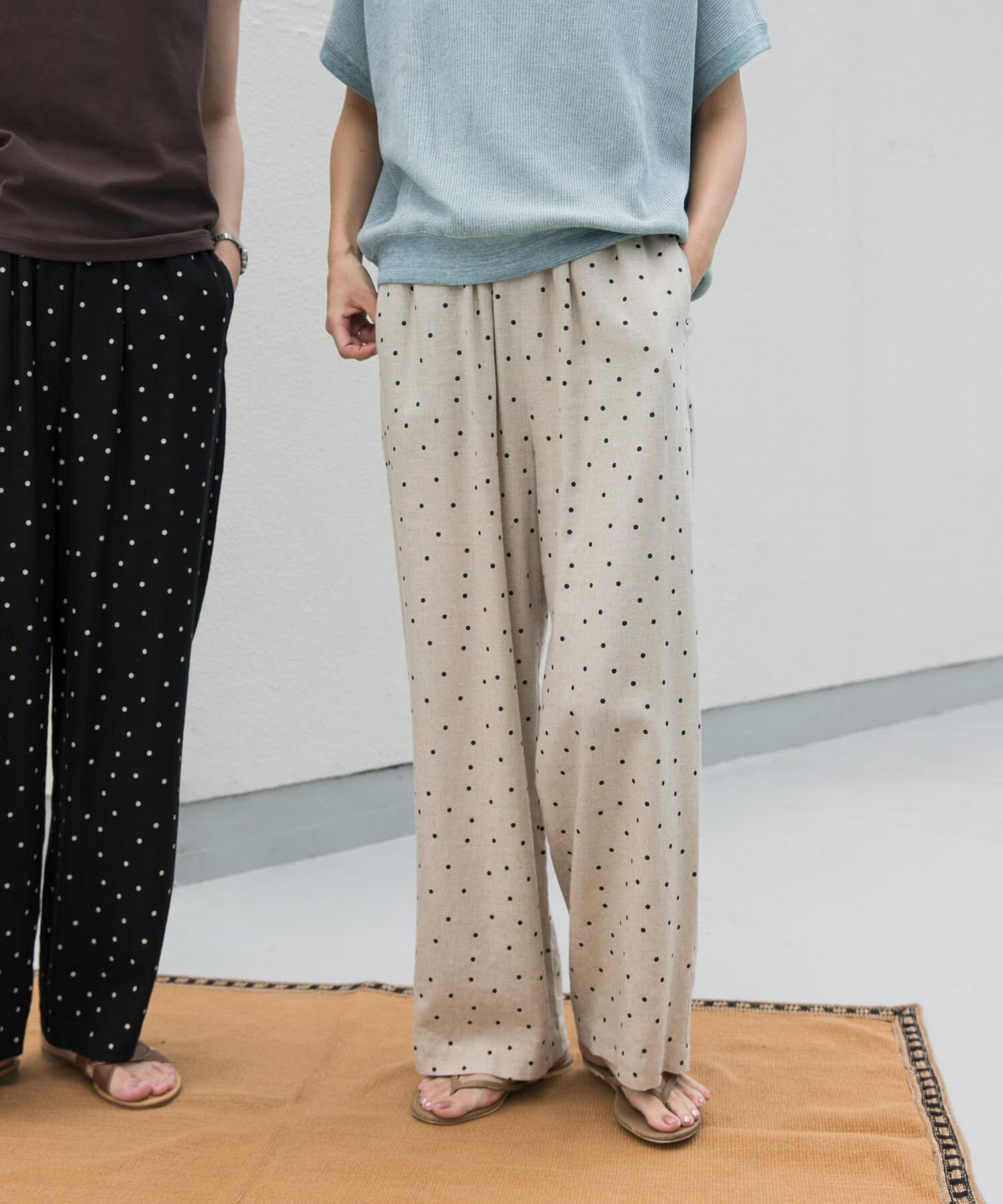 URBAN RESEARCH DOORS「リネンレーヨンドットイージーパンツ」|その他|