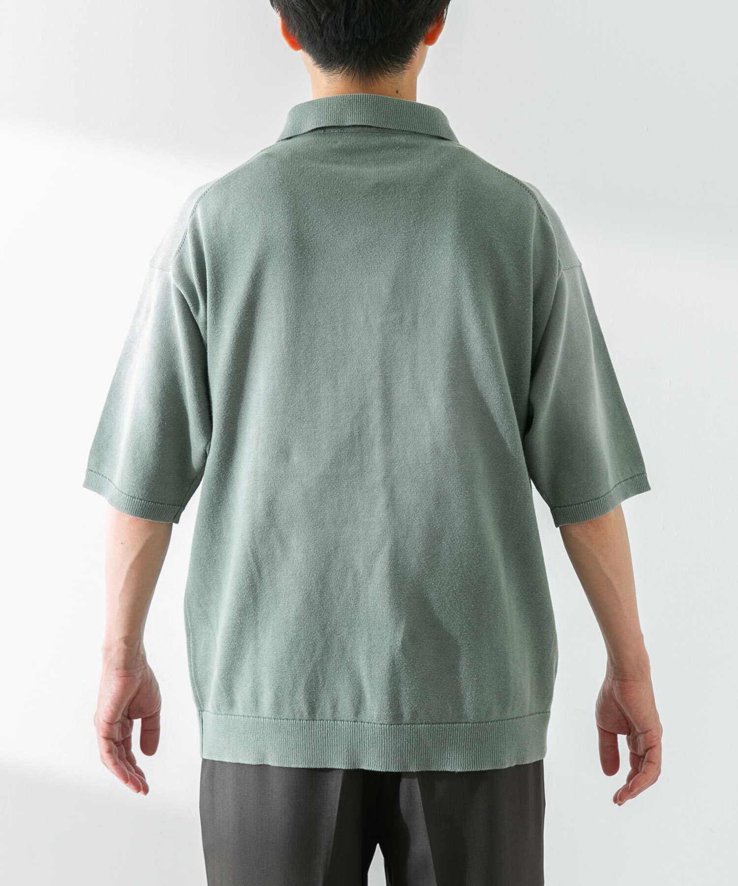 Sonny Label 「ピグメントニットポロシャツ」|ニット・セーター|