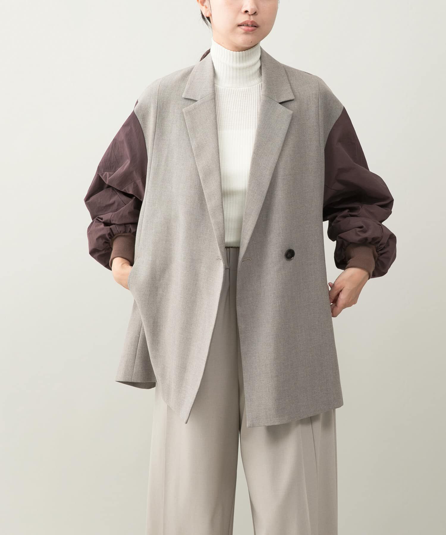 URBAN RESEARCH ROSSO「『別注』CHIGNON&times;ROSSO　袖ドッキングフォルムジャケット」|その他|