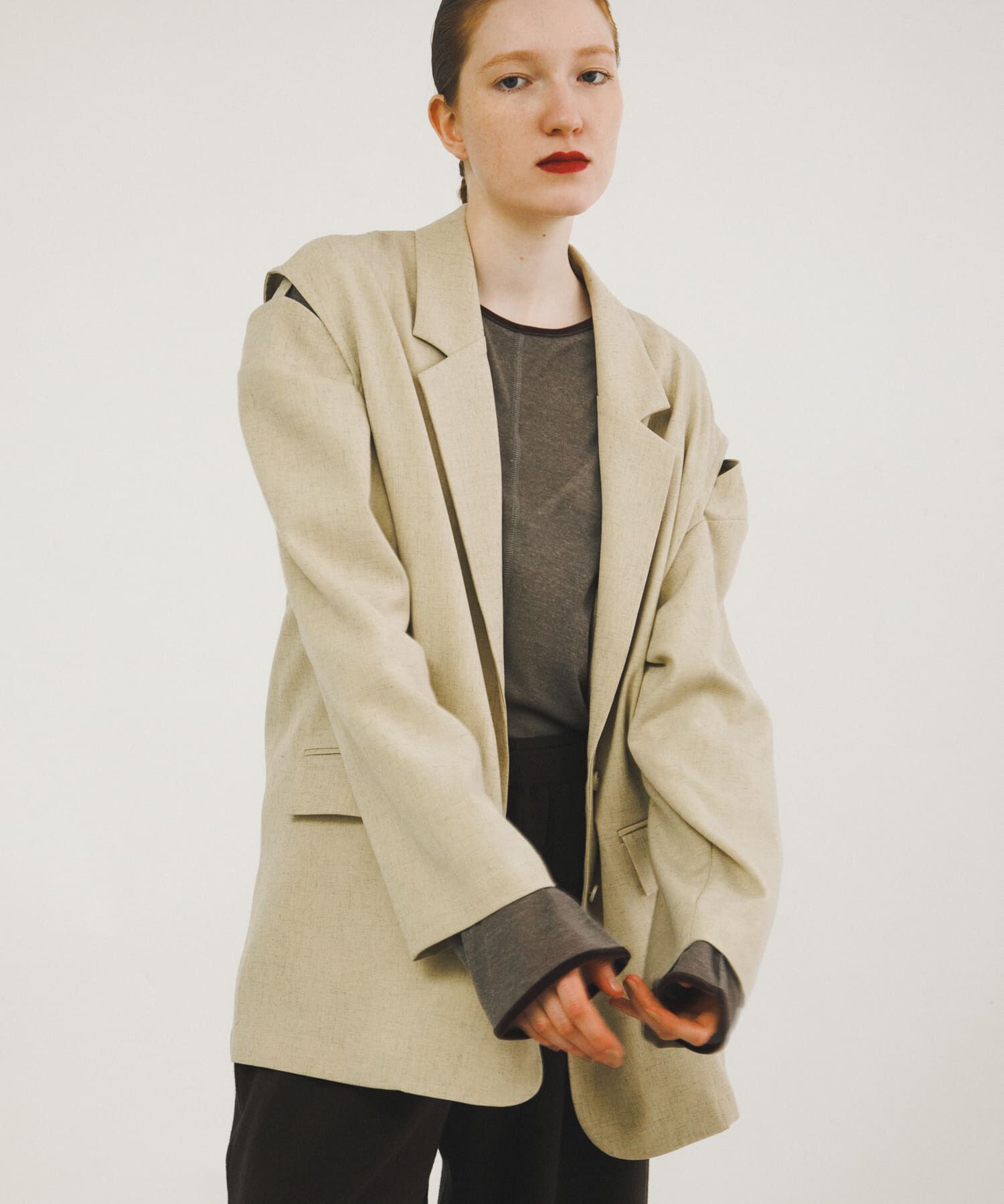 LAATO「piping velor sheer tee」|Tシャツ・カットソー|