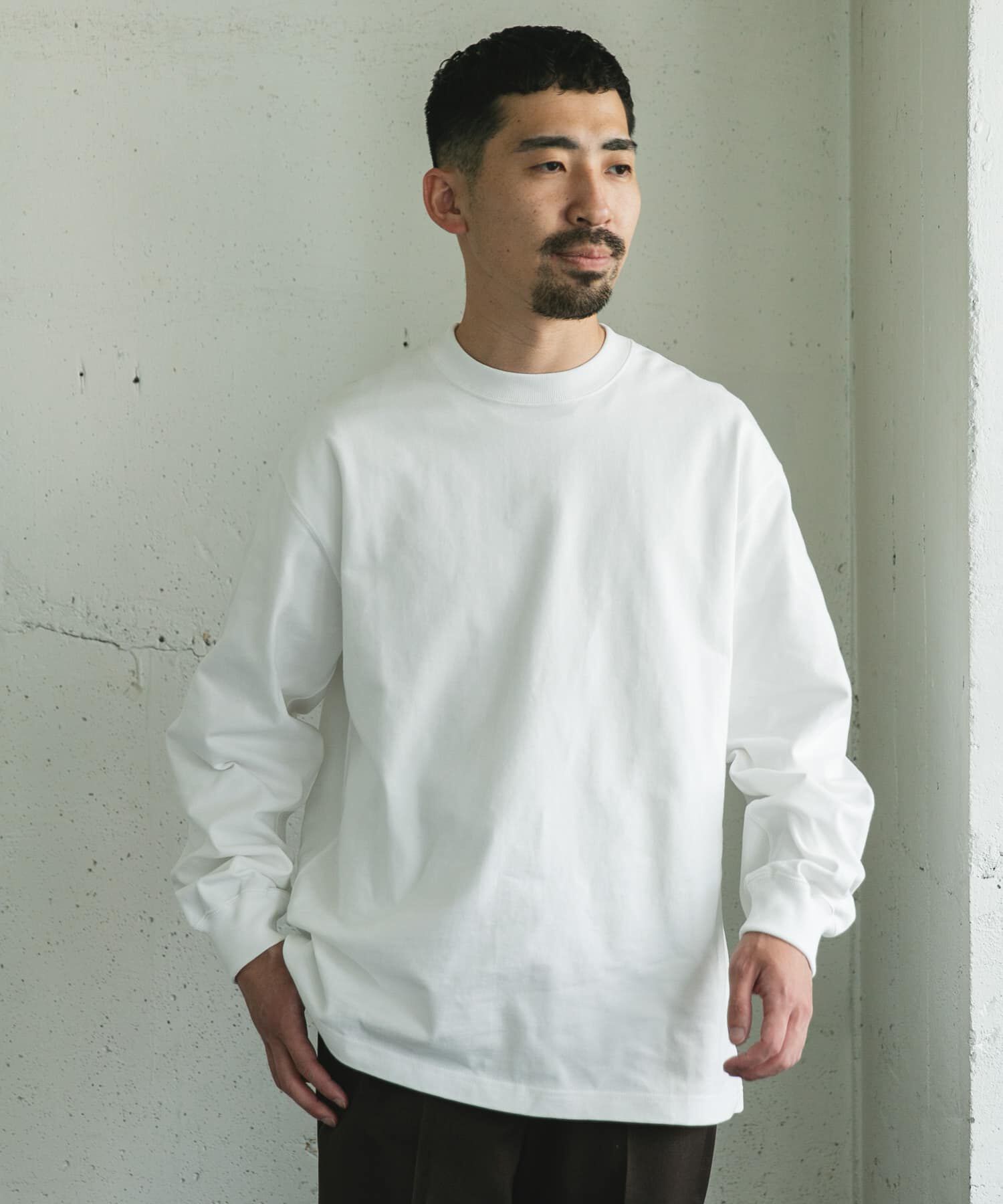 URBAN RESEARCH DOORS「10.5オンス ヘビーウェイトロングスリーブTシャツ」|Tシャツ・カットソー|