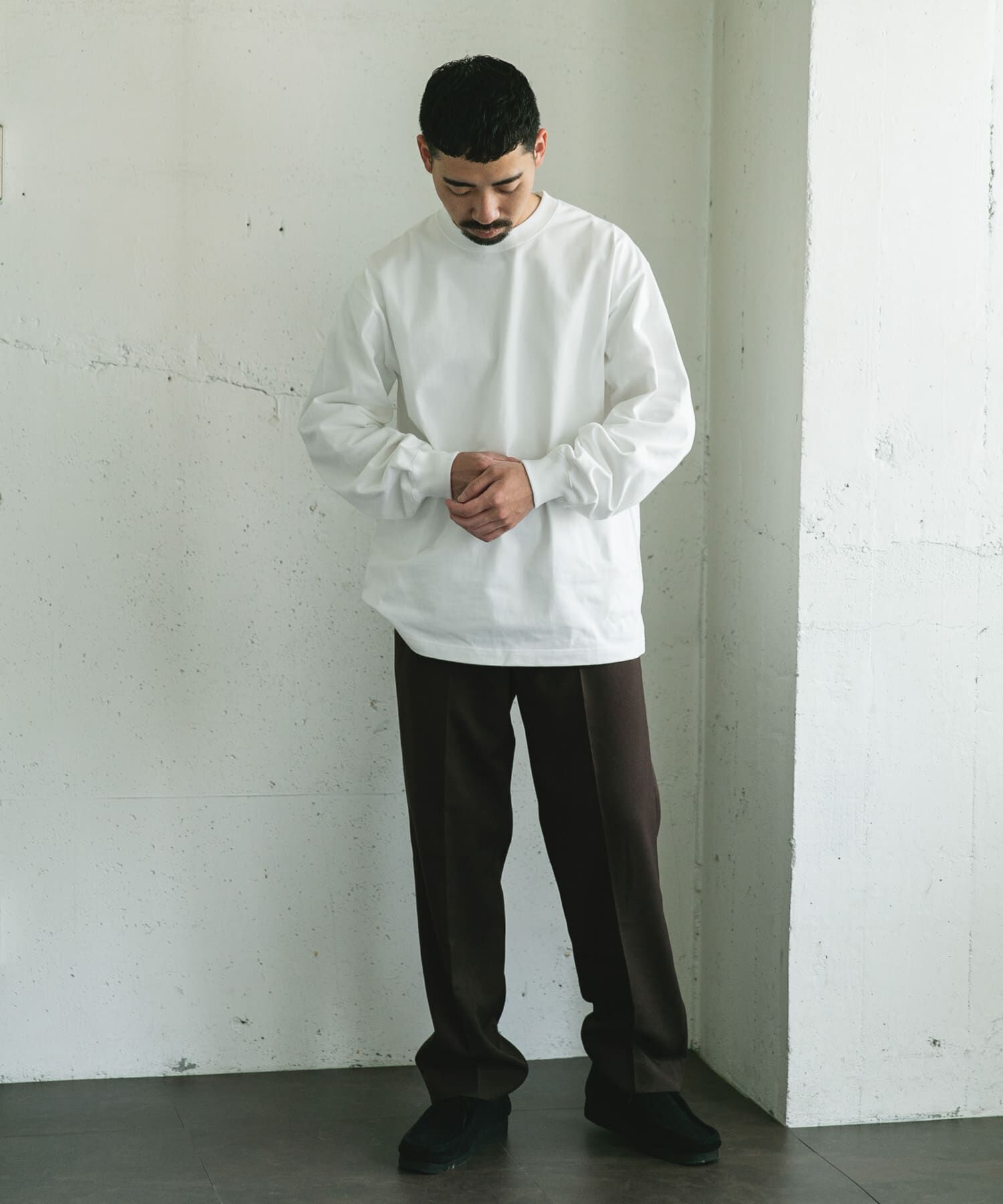 URBAN RESEARCH DOORS「10.5オンス ヘビーウェイトロングスリーブTシャツ」|Tシャツ・カットソー|