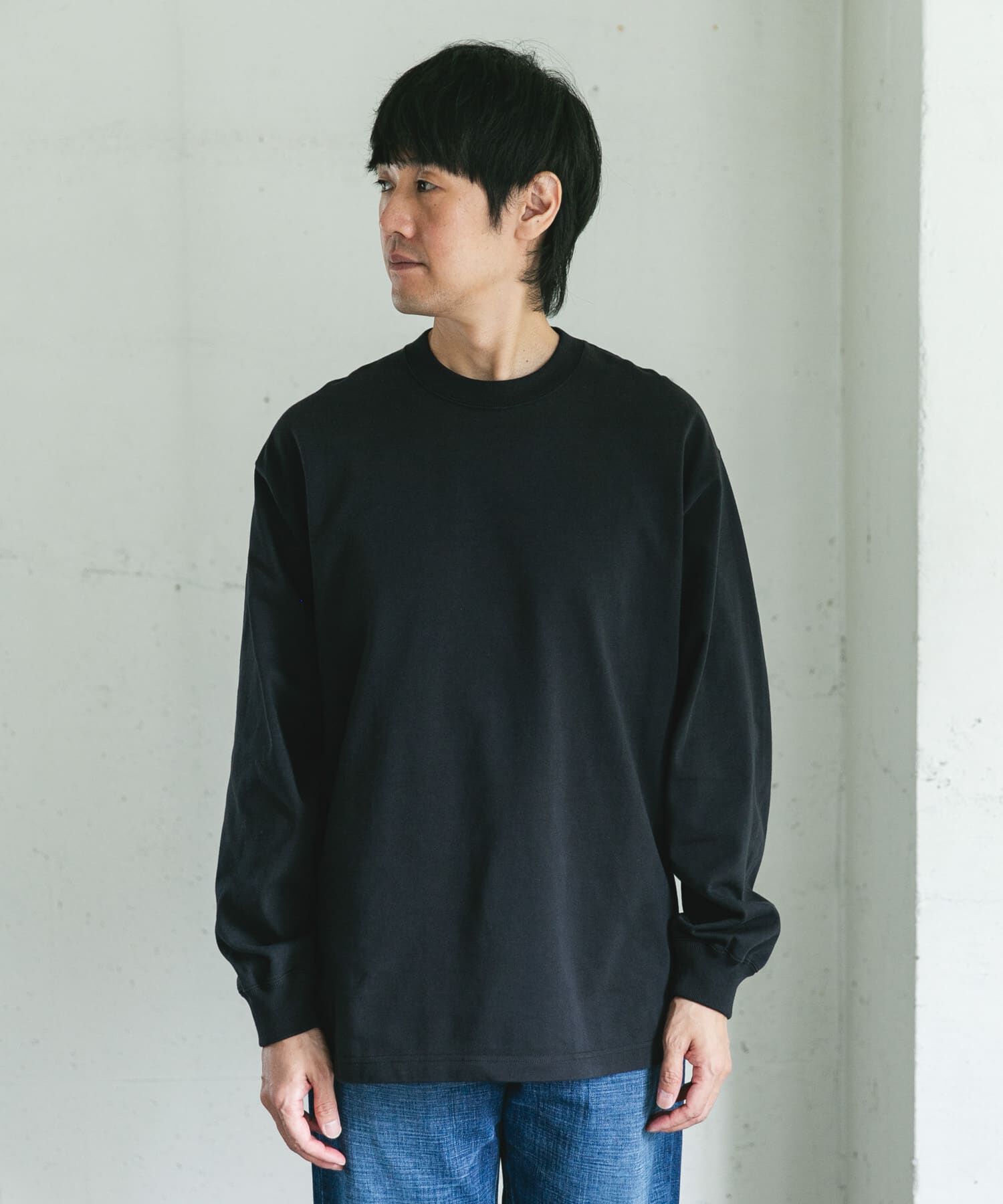 URBAN RESEARCH DOORS「10.5オンス ヘビーウェイトロングスリーブTシャツ」|Tシャツ・カットソー|