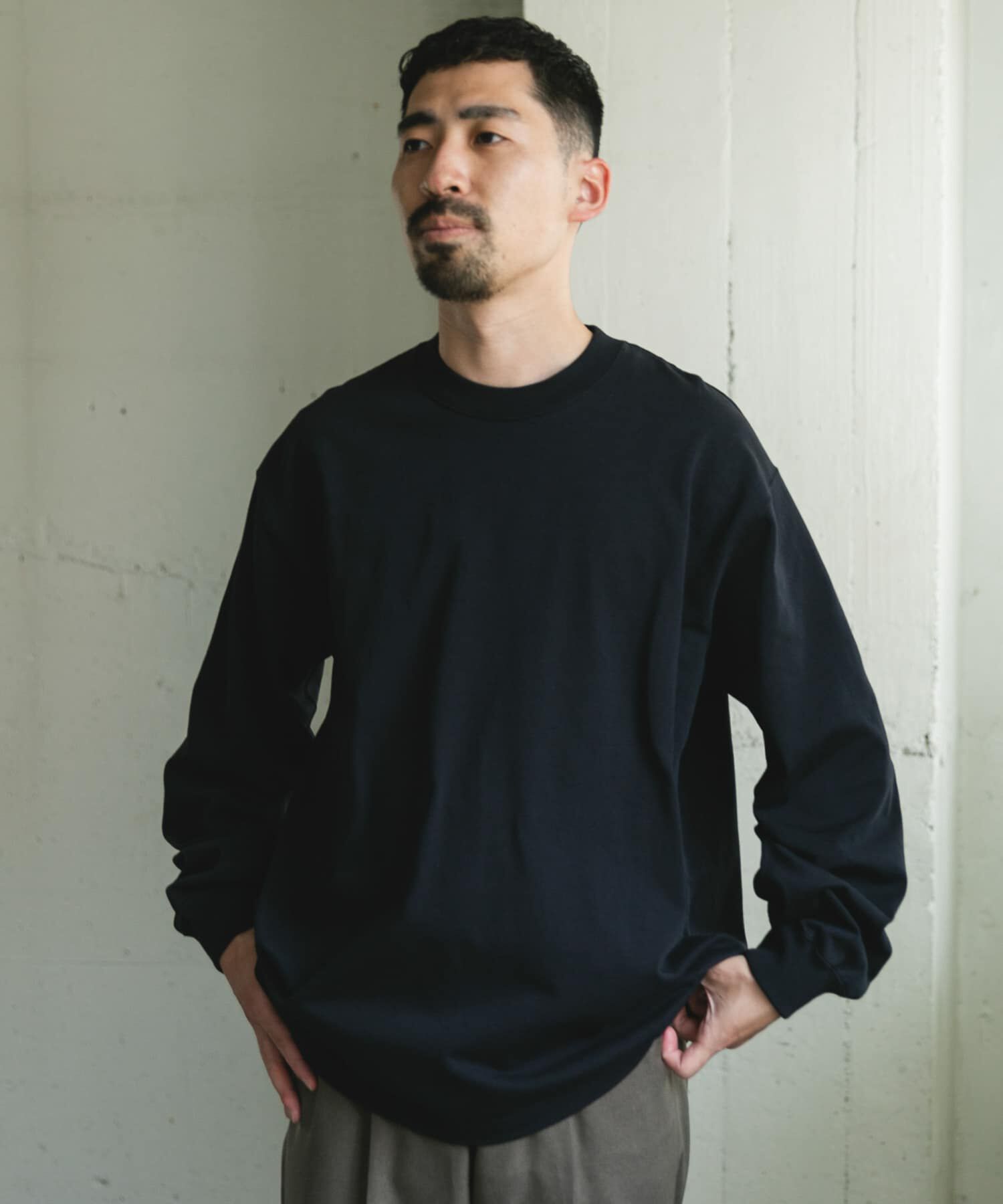 URBAN RESEARCH DOORS「10.5オンス ヘビーウェイトロングスリーブTシャツ」|Tシャツ・カットソー|