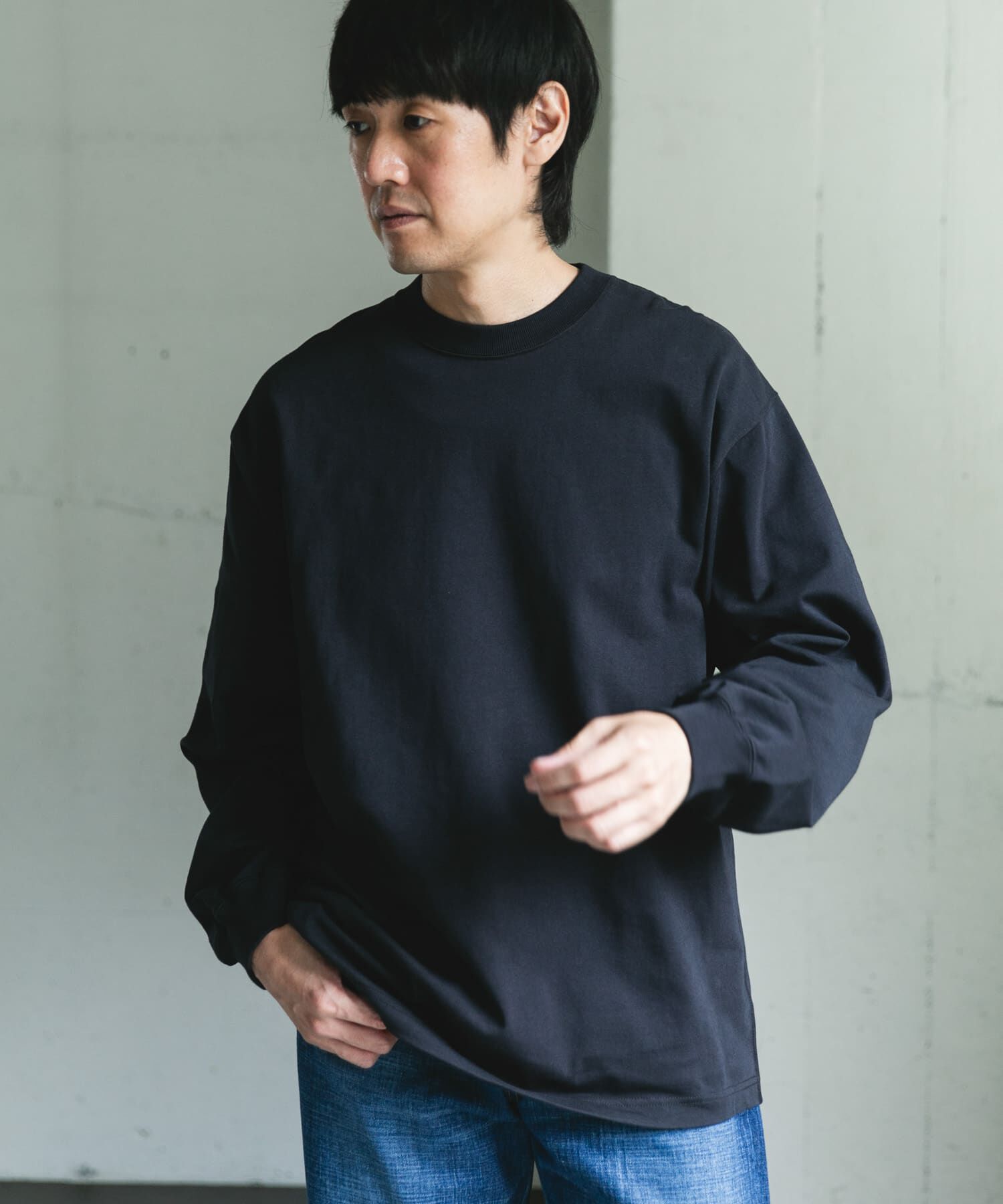 URBAN RESEARCH DOORS「10.5オンス ヘビーウェイトロングスリーブTシャツ」|Tシャツ・カットソー|