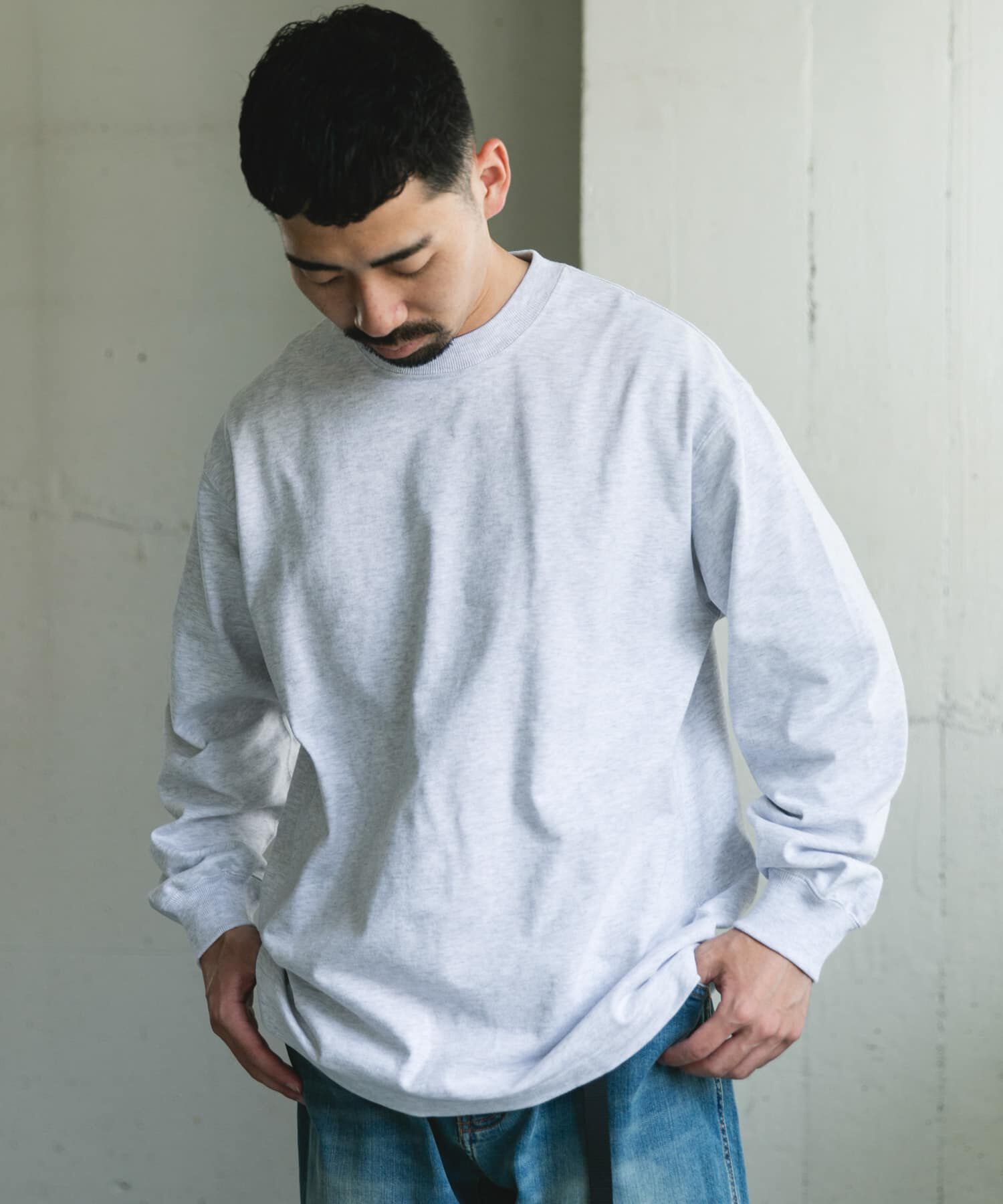 URBAN RESEARCH DOORS「10.5オンス ヘビーウェイトロングスリーブTシャツ」|Tシャツ・カットソー|