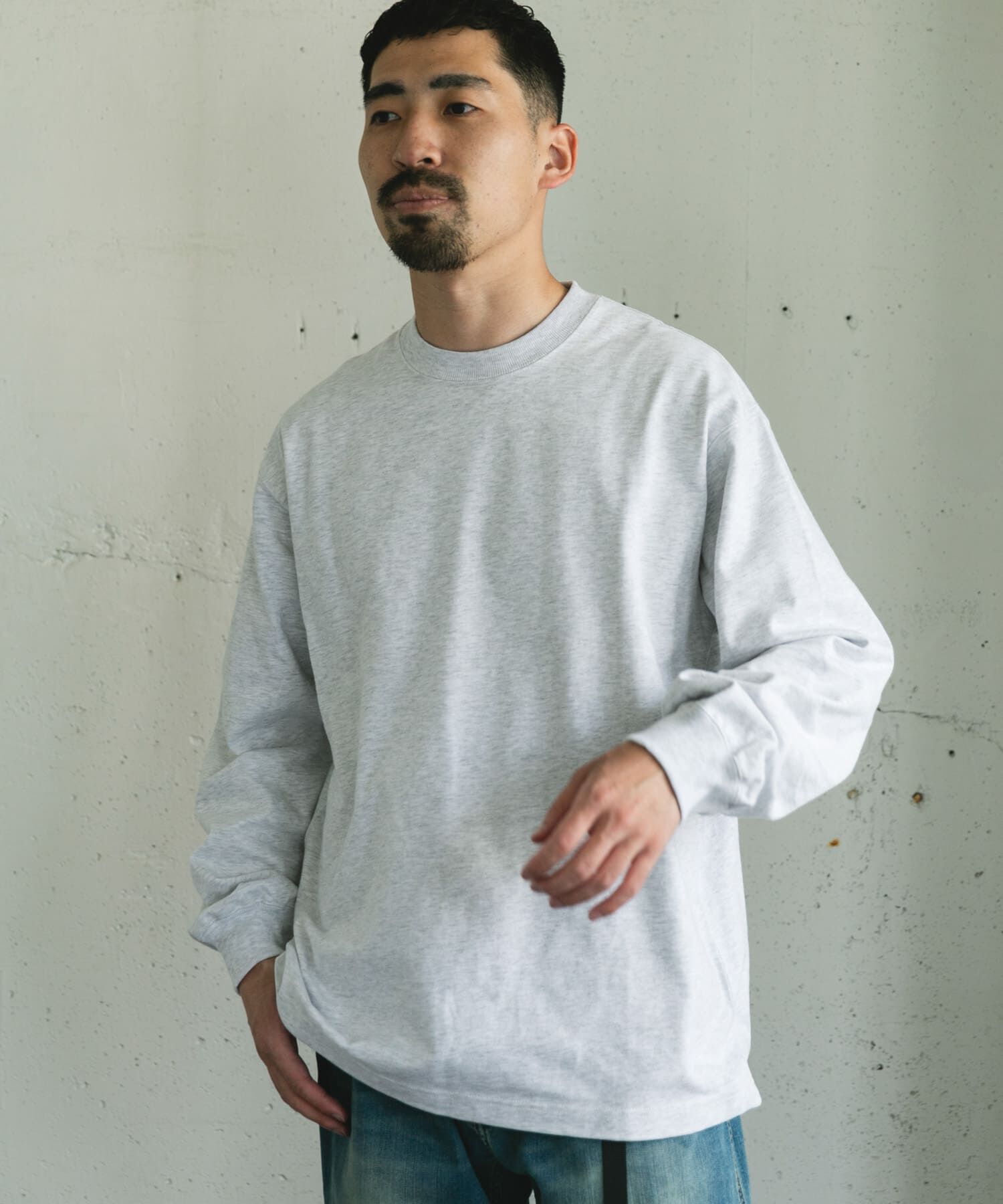 URBAN RESEARCH DOORS「10.5オンス ヘビーウェイトロングスリーブTシャツ」|Tシャツ・カットソー|