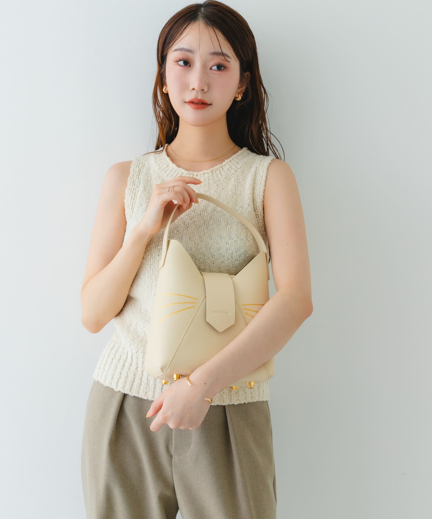 RODE SKO「『別注』Hashibami&times;RODESKO　フェズネコヒゲハンドルバッグ」|ハンドバッグ|