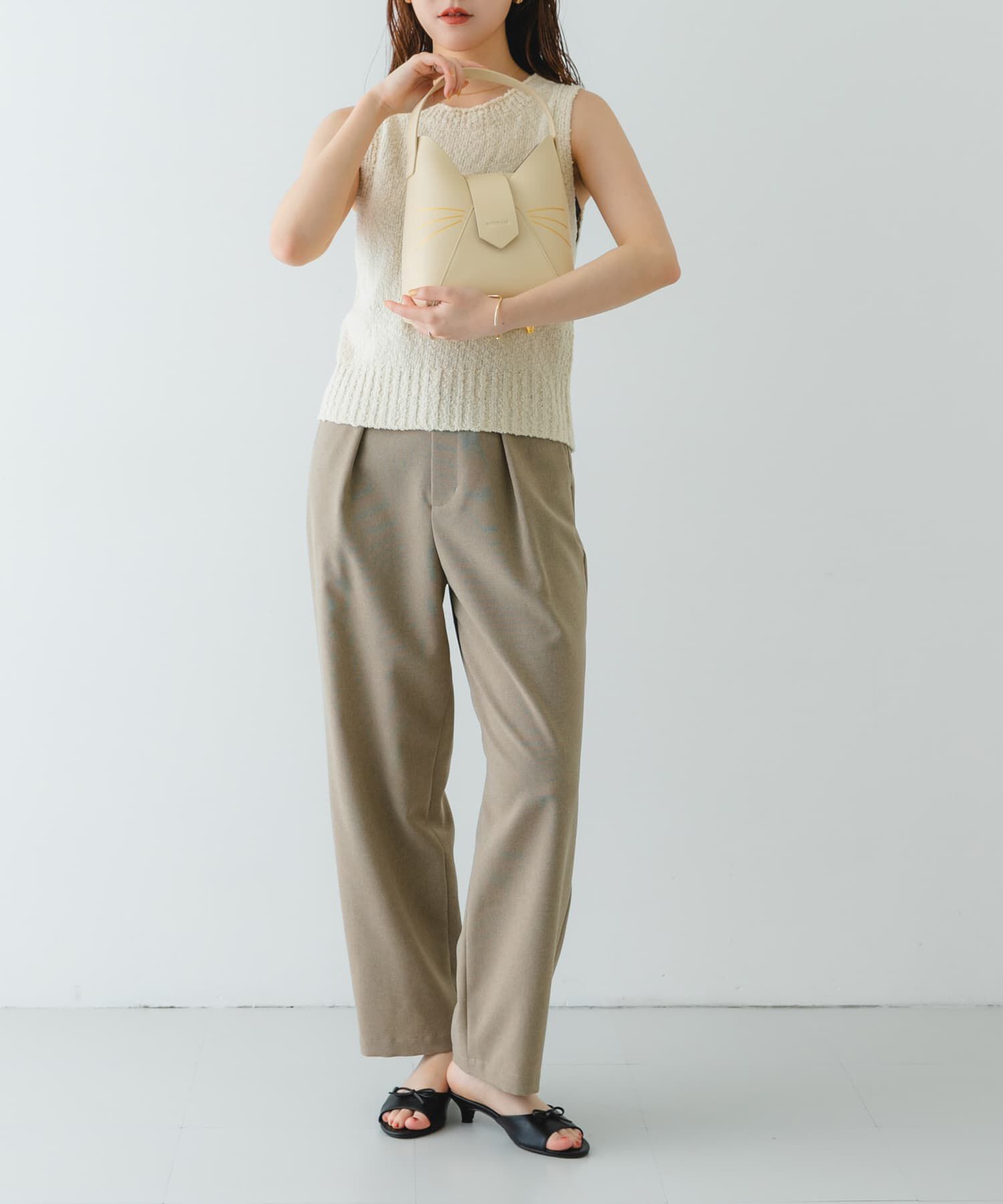 RODE SKO「『別注』Hashibami&times;RODESKO　フェズネコヒゲハンドルバッグ」|ハンドバッグ|