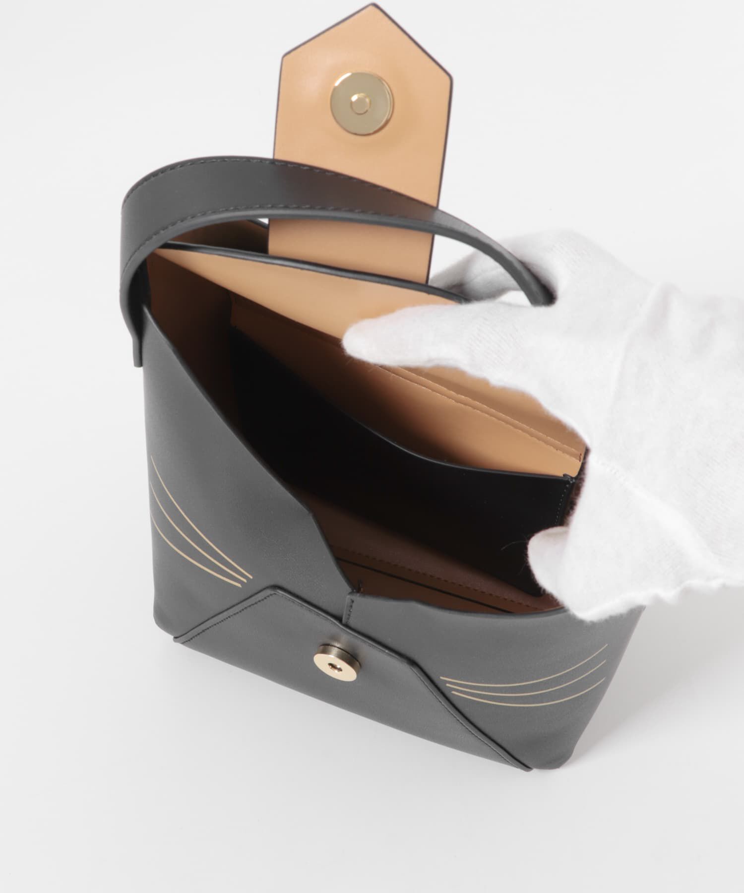 RODE SKO「『別注』Hashibami&times;RODESKO　フェズネコヒゲハンドルバッグ」|ハンドバッグ|