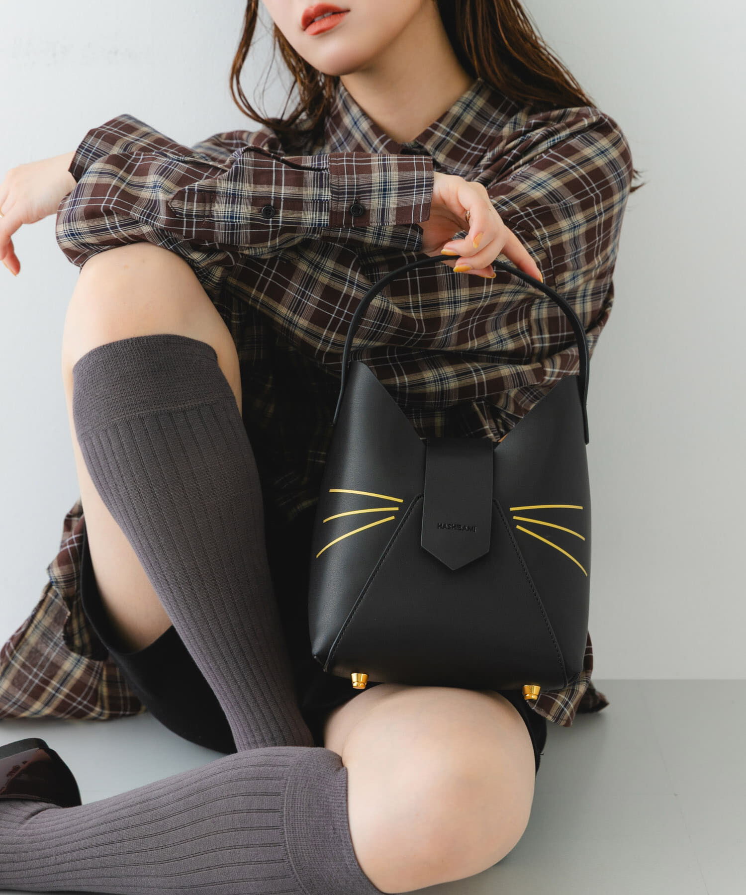 RODE SKO「『別注』Hashibami&times;RODESKO　フェズネコヒゲハンドルバッグ」|ハンドバッグ|