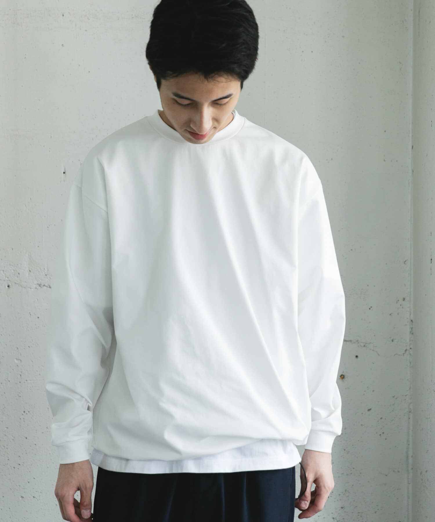 URBAN RESEARCH DOORS「URD Drawstring Long-Sleeve T-shirts」|Tシャツ・カットソー|