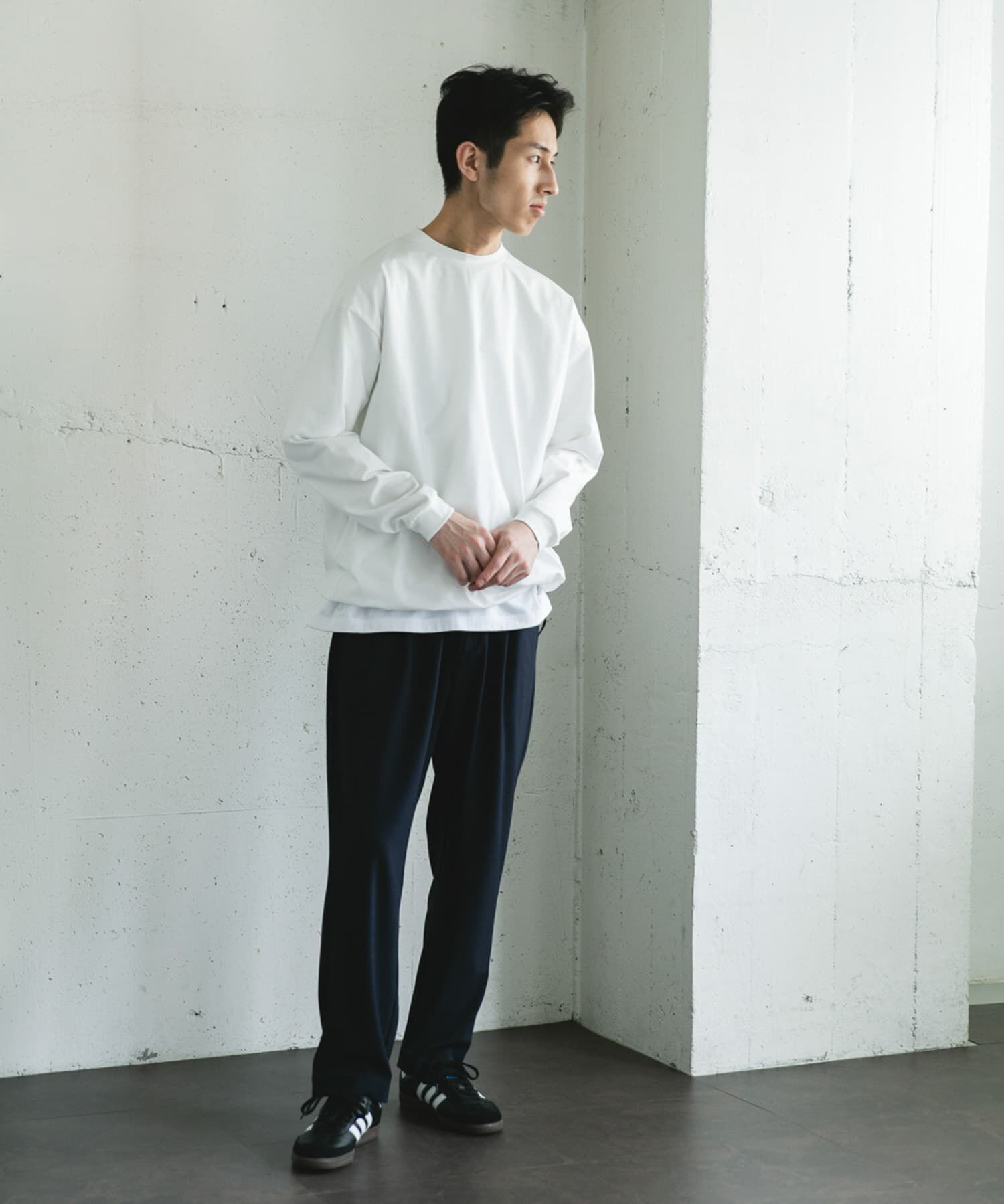 URBAN RESEARCH DOORS「URD Drawstring Long-Sleeve T-shirts」|Tシャツ・カットソー|