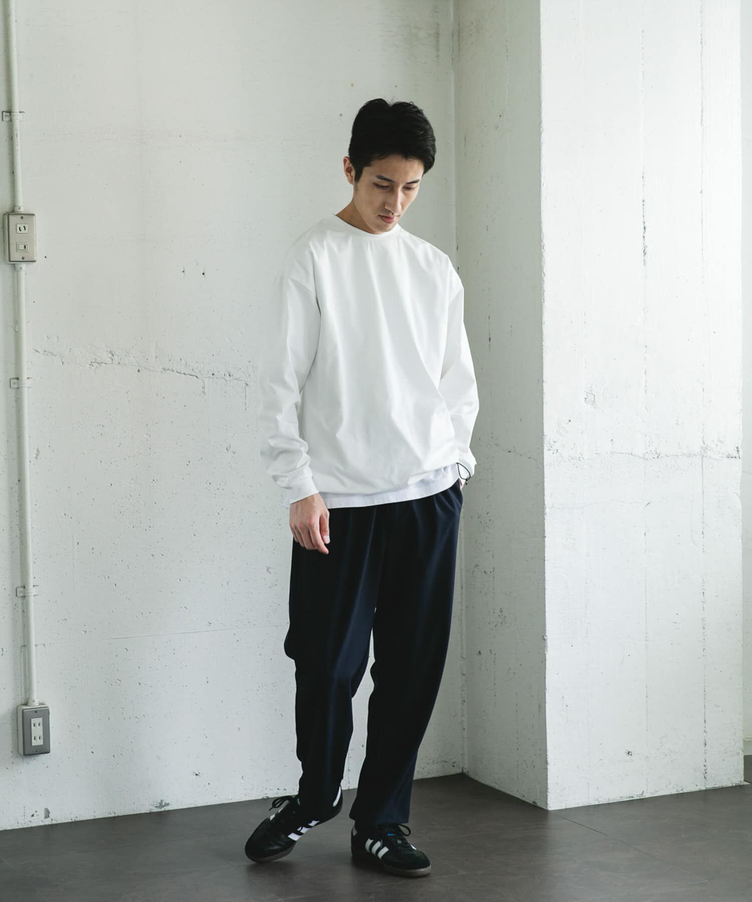 URBAN RESEARCH DOORS「URD Drawstring Long-Sleeve T-shirts」|Tシャツ・カットソー|