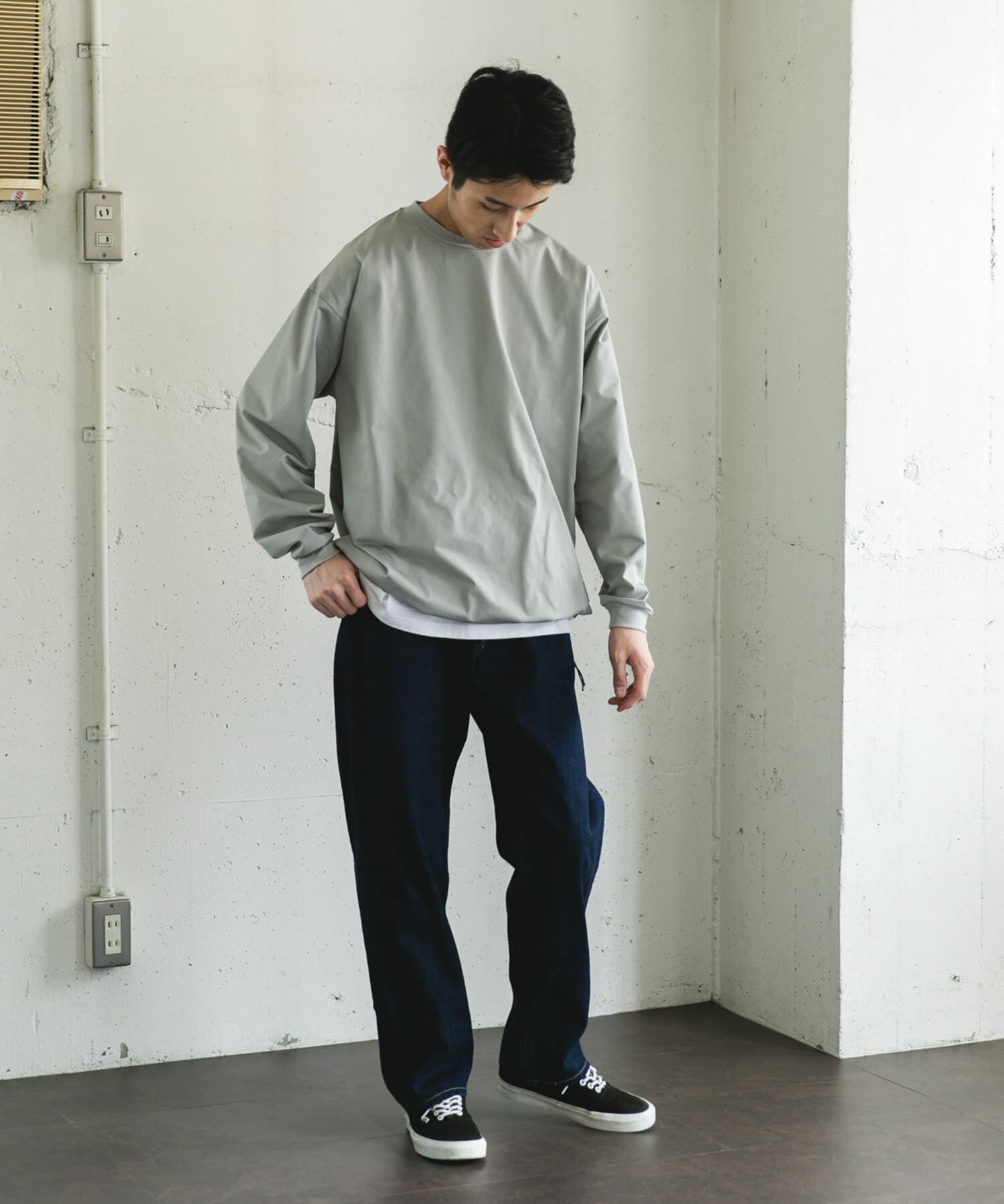 URBAN RESEARCH DOORS「URD Drawstring Long-Sleeve T-shirts」|Tシャツ・カットソー|