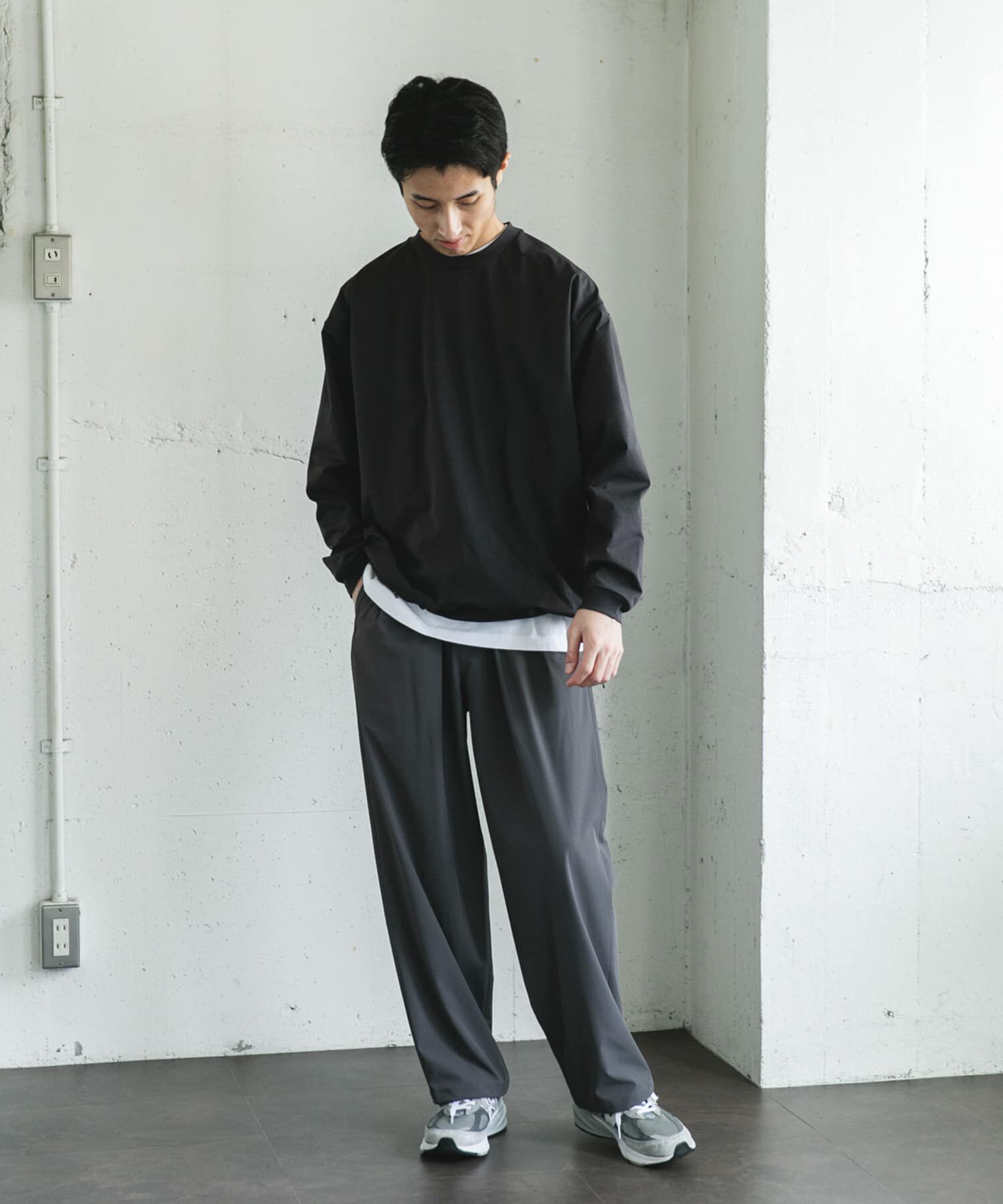 URBAN RESEARCH DOORS「URD Drawstring Long-Sleeve T-shirts」|Tシャツ・カットソー|