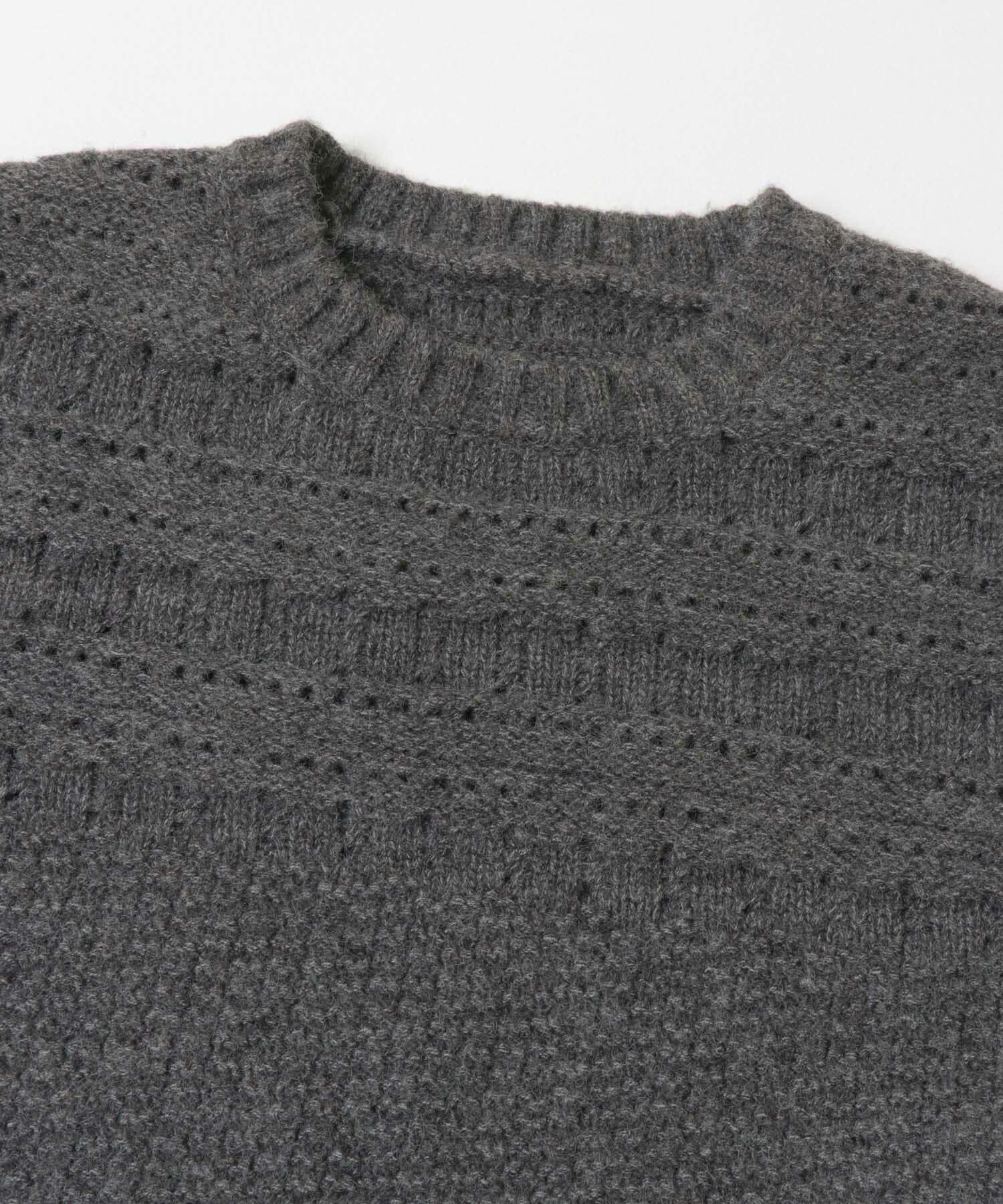 Sonny Label 「『WEB限定』アイレット切替ニットプルオーバー」|ニット・セーター|