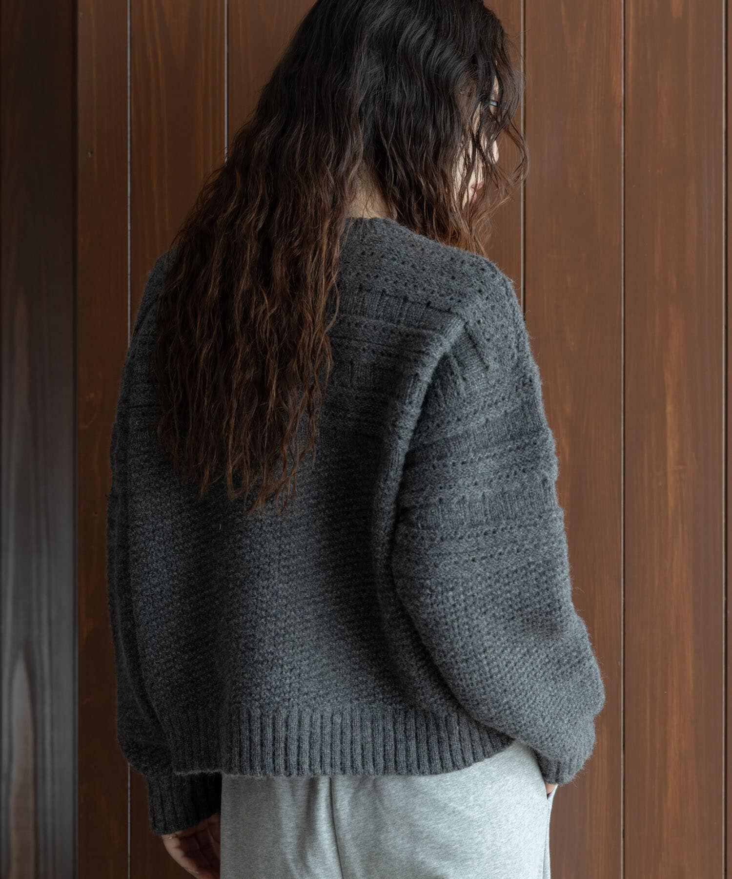 Sonny Label 「『WEB限定』アイレット切替ニットプルオーバー」|ニット・セーター|