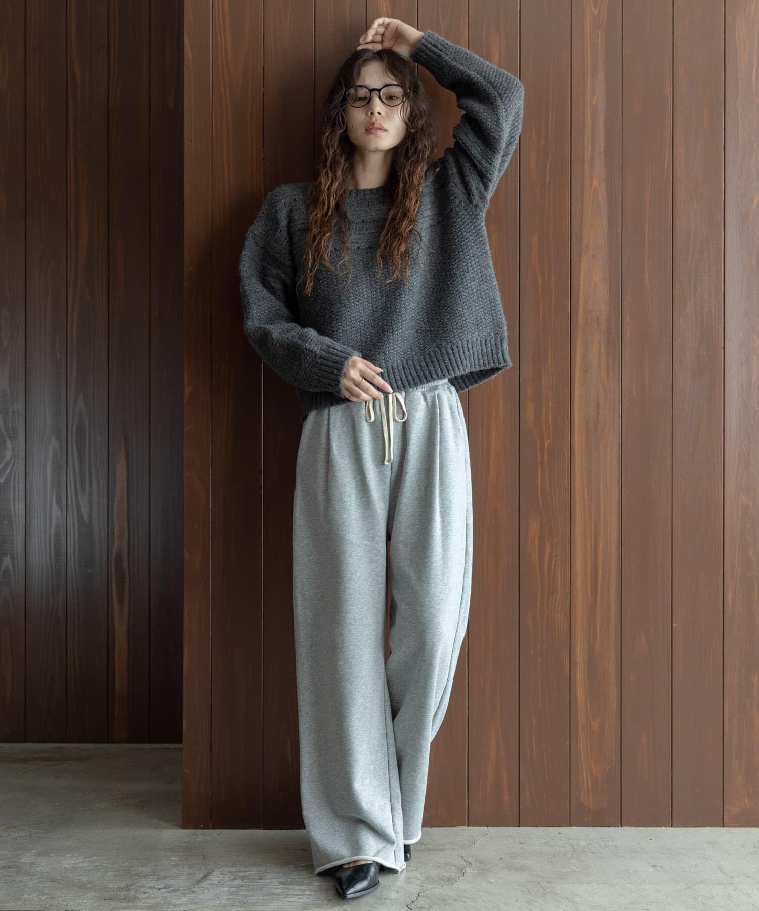 Sonny Label 「『WEB限定』アイレット切替ニットプルオーバー」|ニット・セーター|