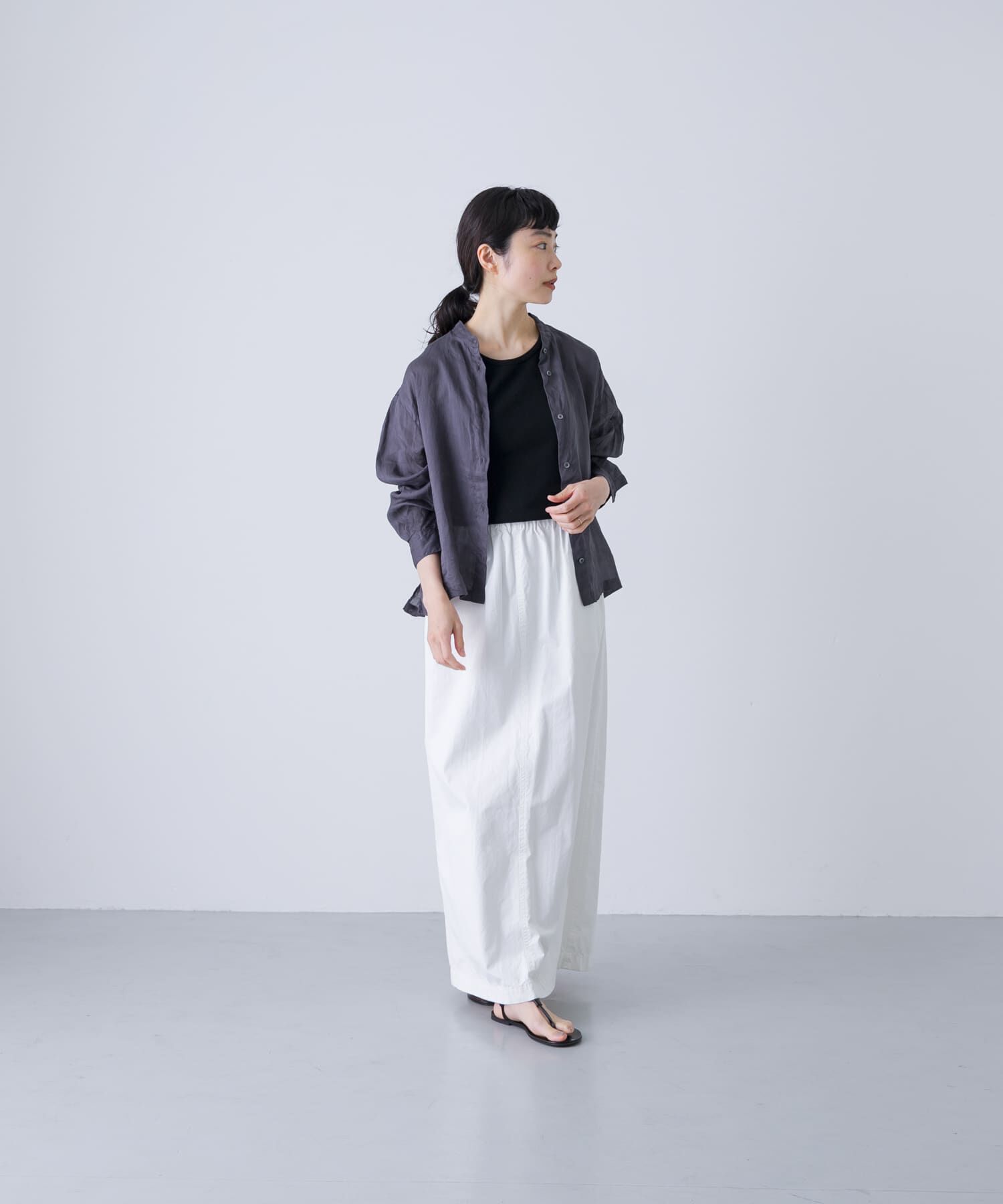 かぐれ「丸胴コットンフライスタンクトップ」|タンクトップ|