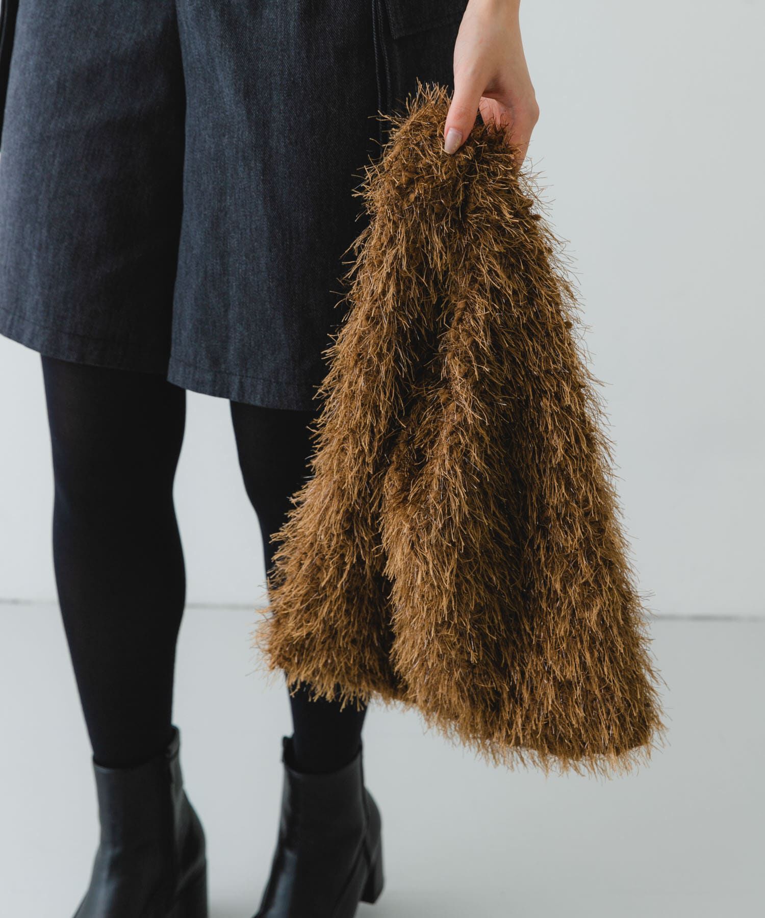 RODE SKO「ラメシャギーショッパー」|トートバッグ|