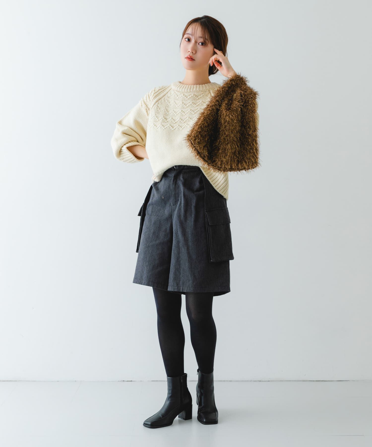 RODE SKO「ラメシャギーショッパー」|トートバッグ|