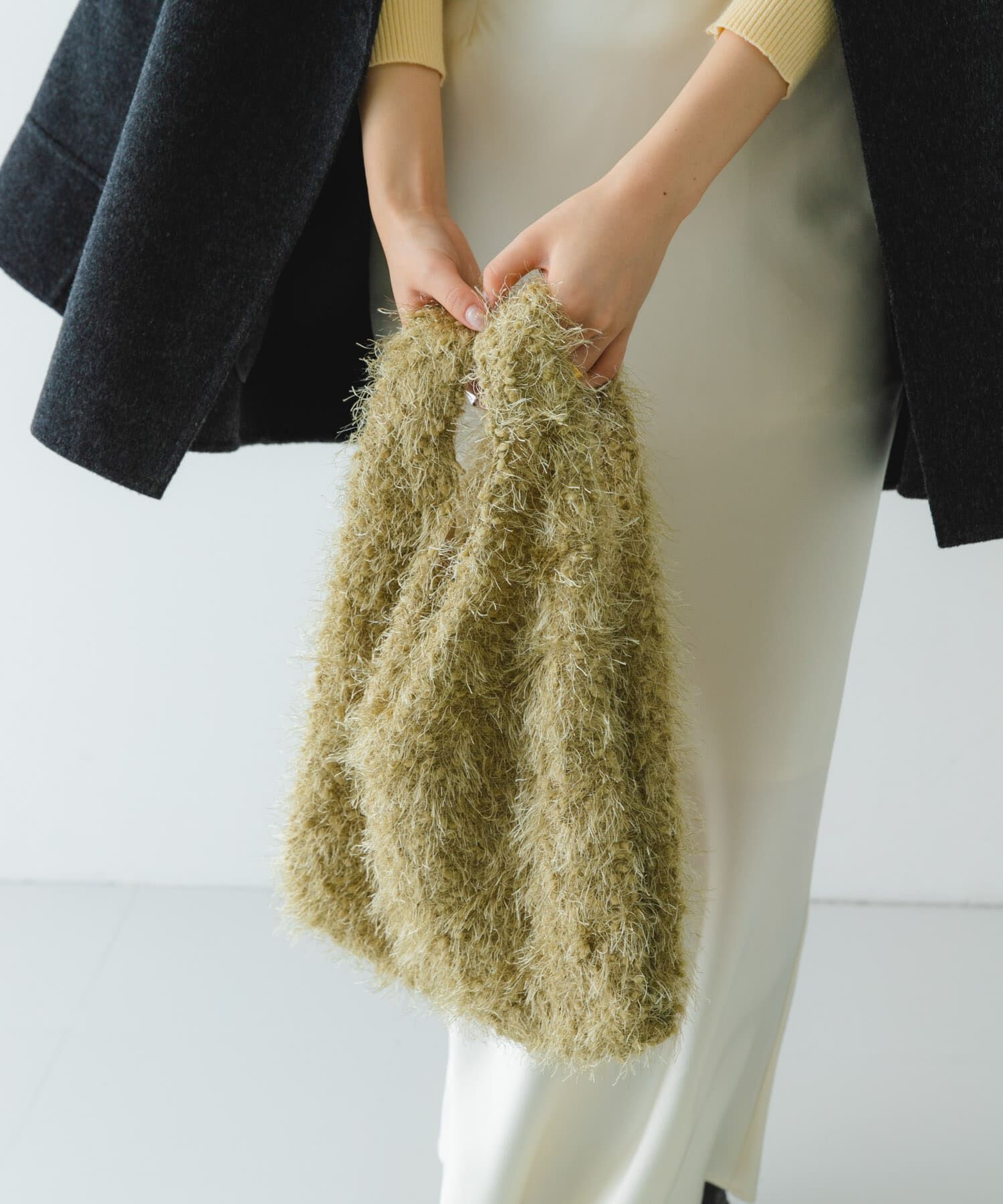 RODE SKO「ラメシャギーショッパー」|トートバッグ|