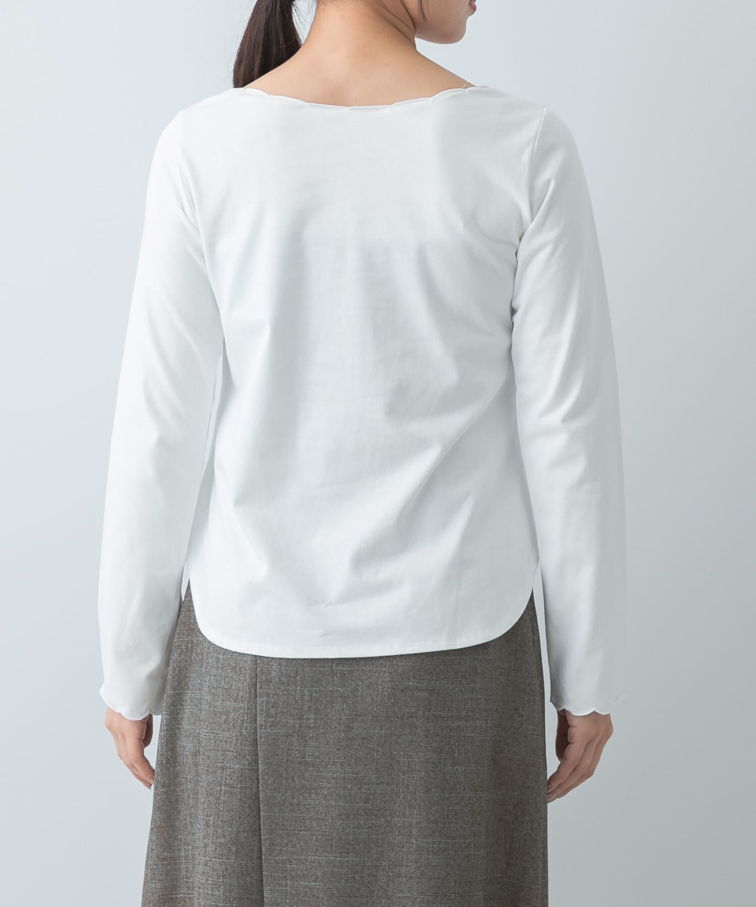 URBAN RESEARCH ROSSO「F by ROSSO　スカラッププルオーバー」|Tシャツ・カットソー|