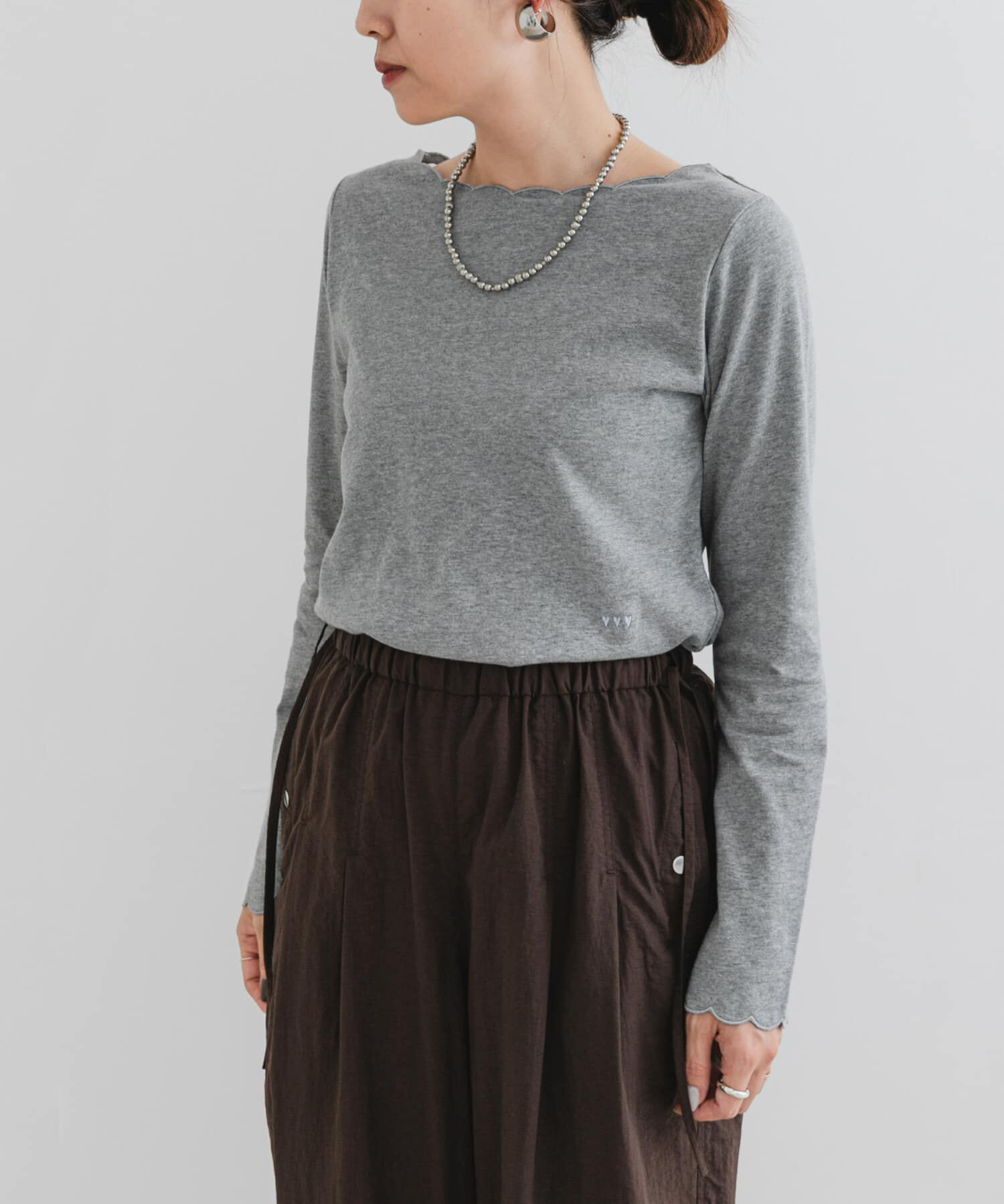 URBAN RESEARCH ROSSO「F by ROSSO　スカラッププルオーバー」|Tシャツ・カットソー|